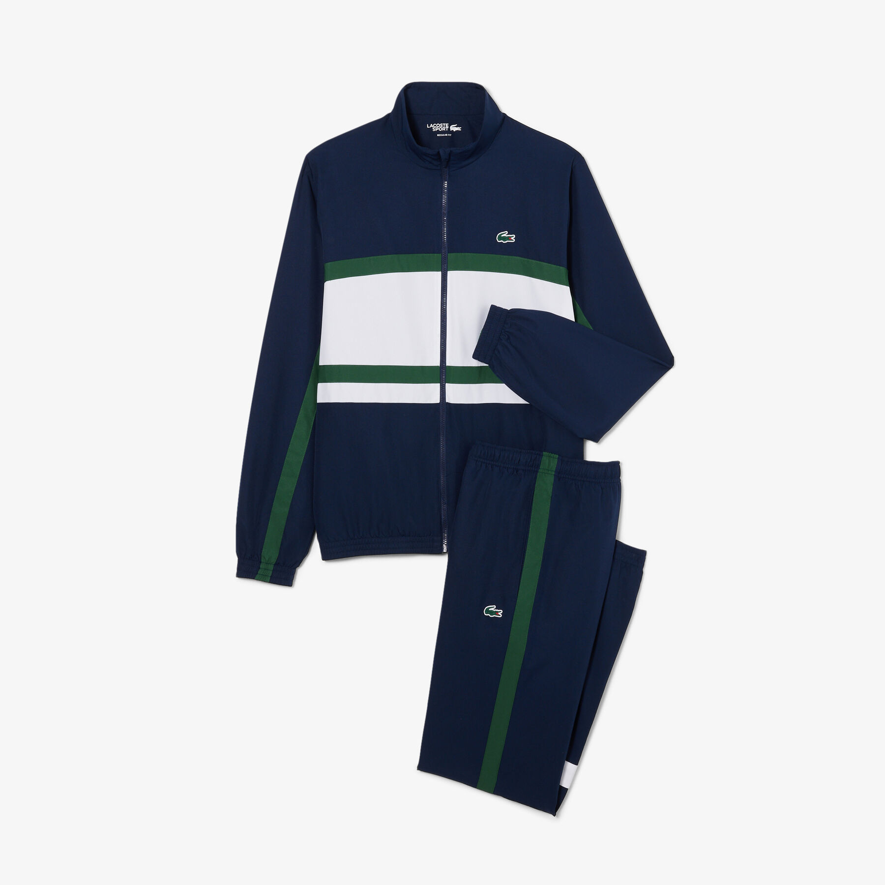 lacoste sport printed tracksuit