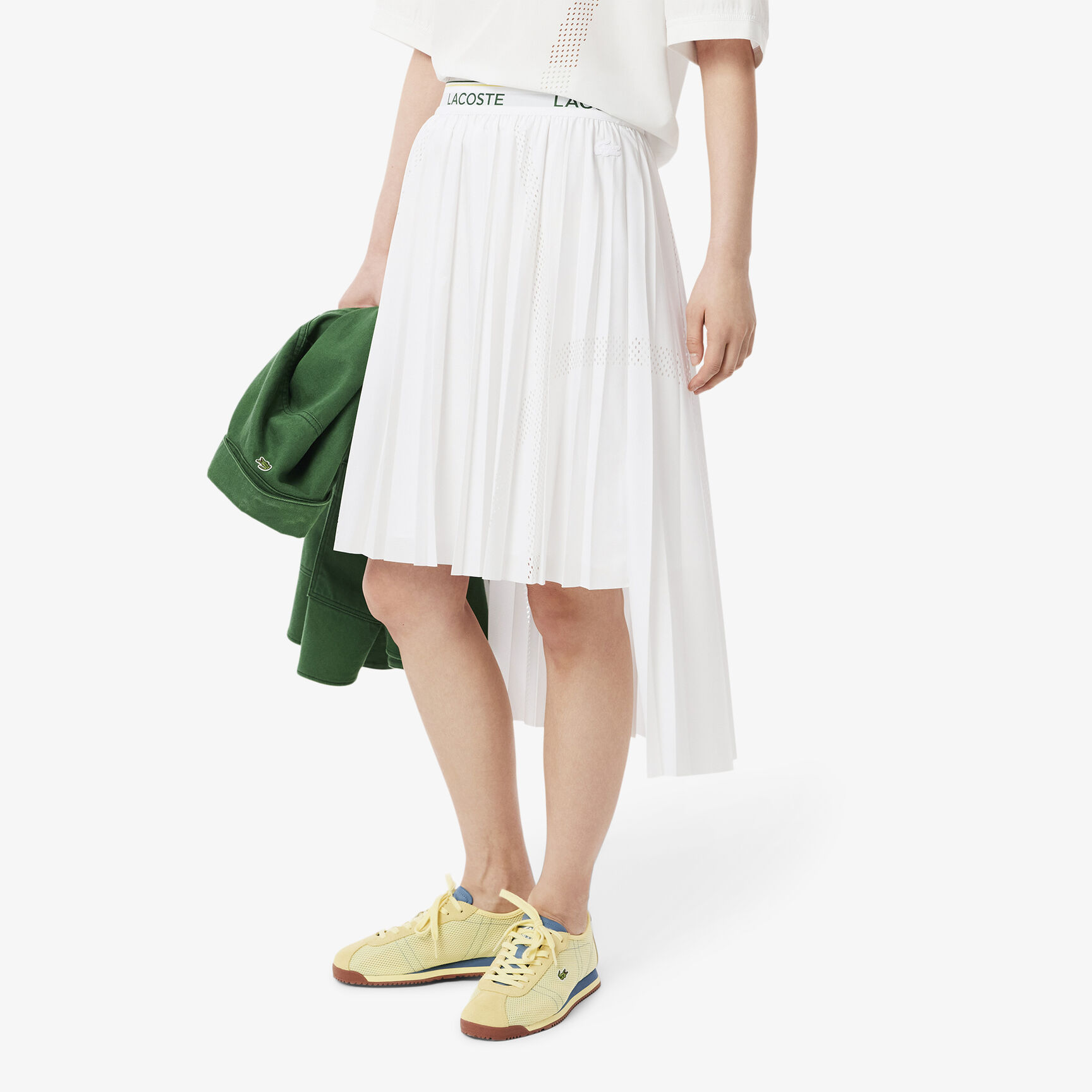 Asymmetric Pleated Midi Skirt Asymmetric Pleated Midi Skirt