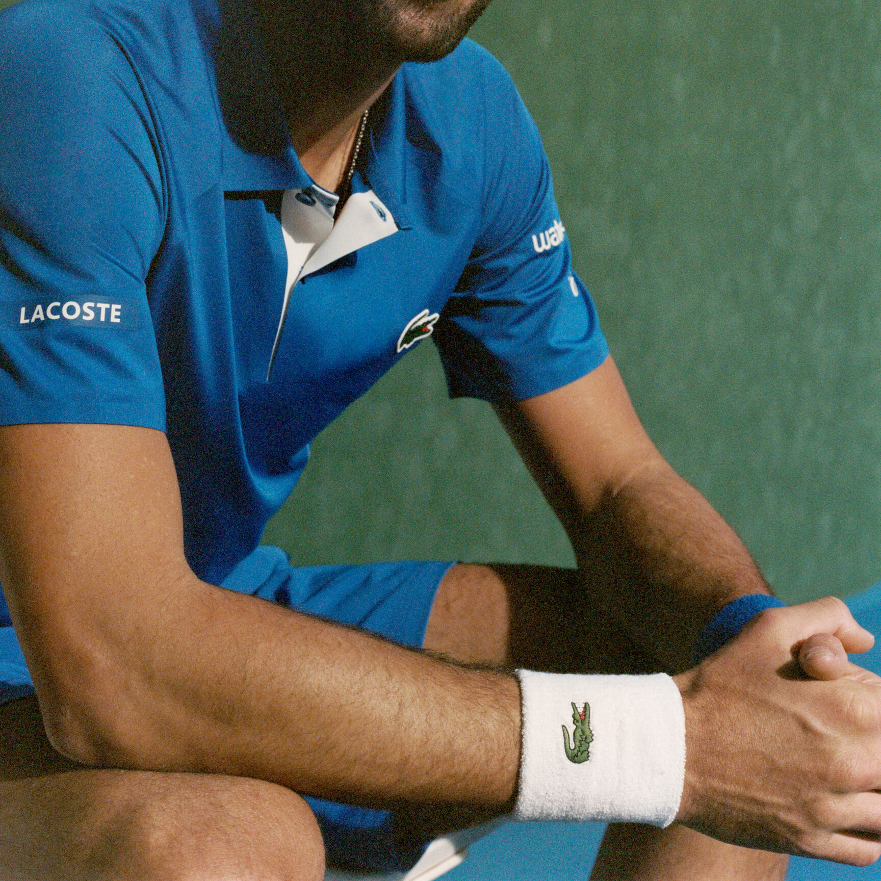 Buy Lacoste SPORT Stretch Cotton Jersey Wristband Lacoste SA