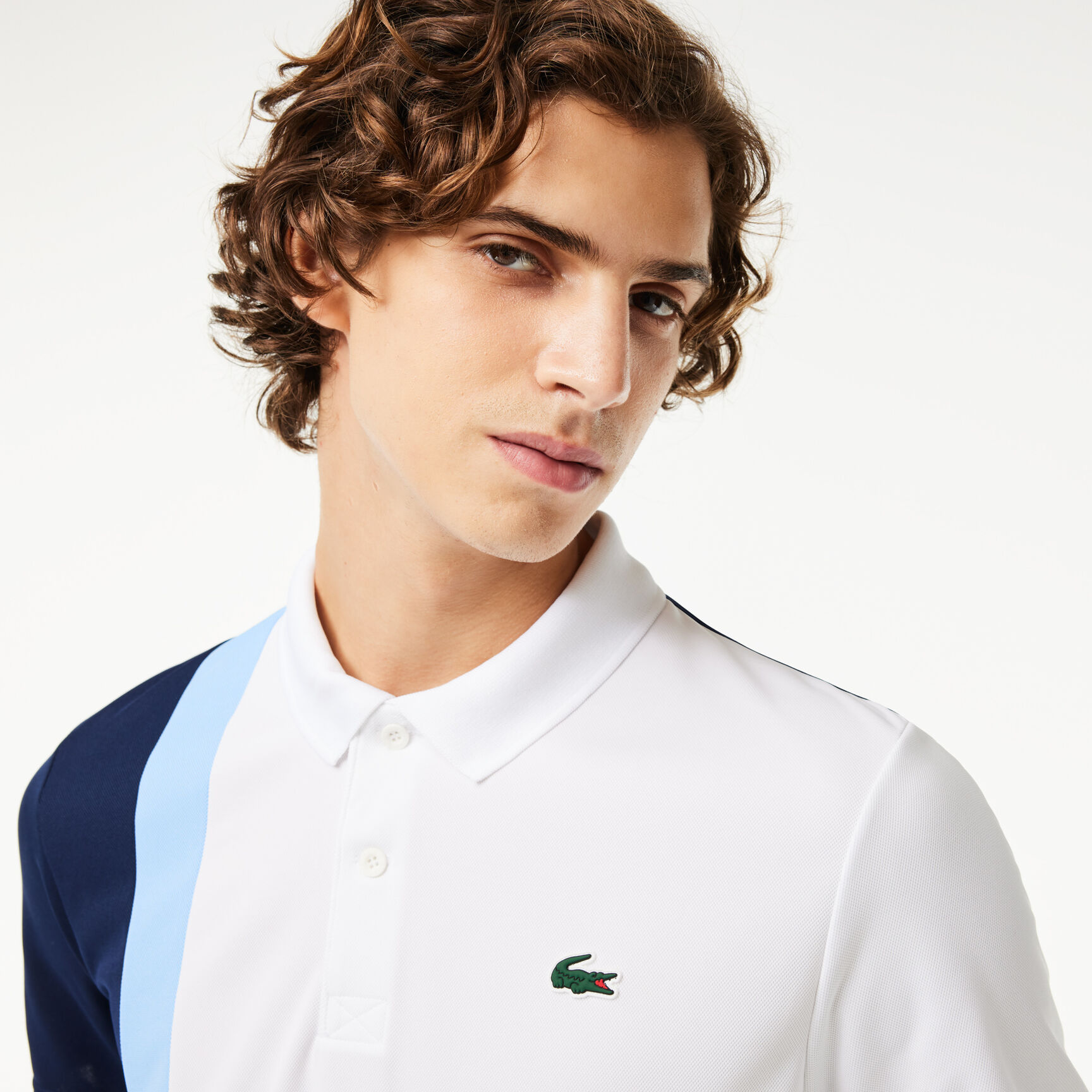 Regular Fit Recycled Knit Tennis Polo Shirt