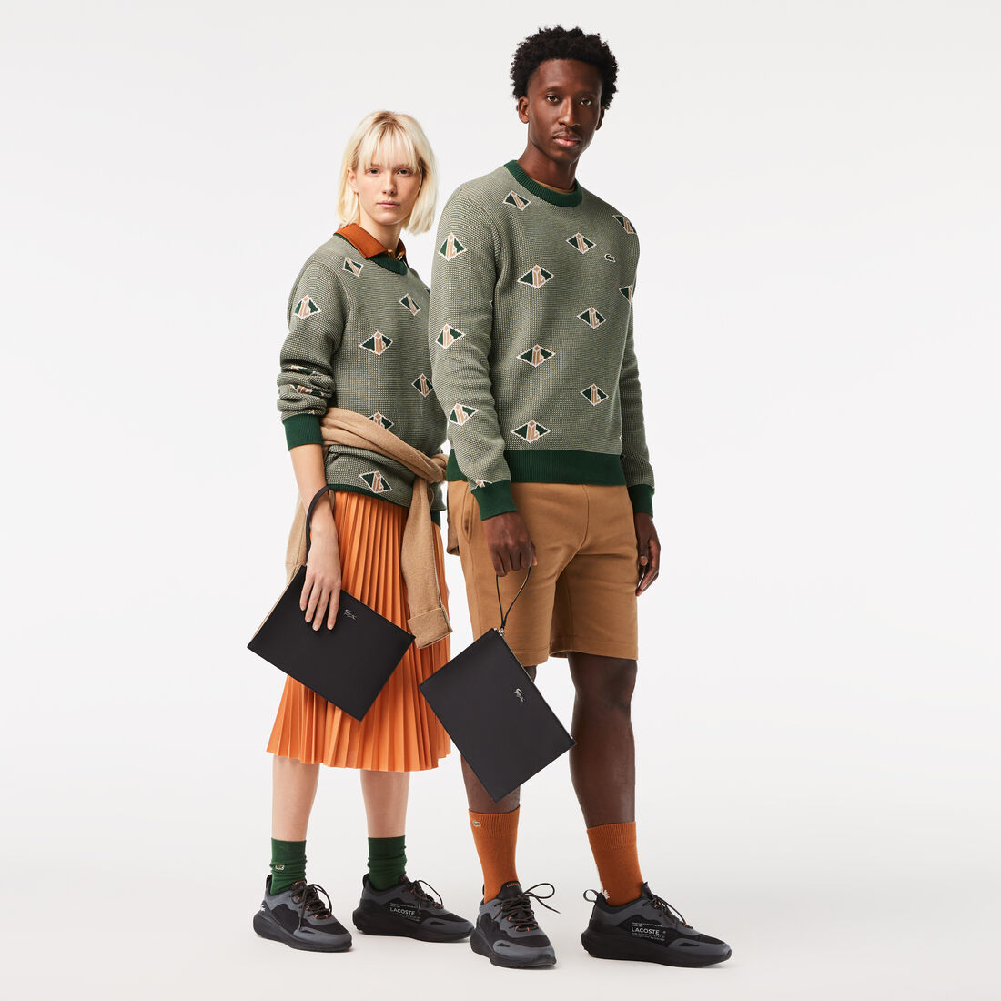 حقيبة آنا من قماش بيكيه المطلي