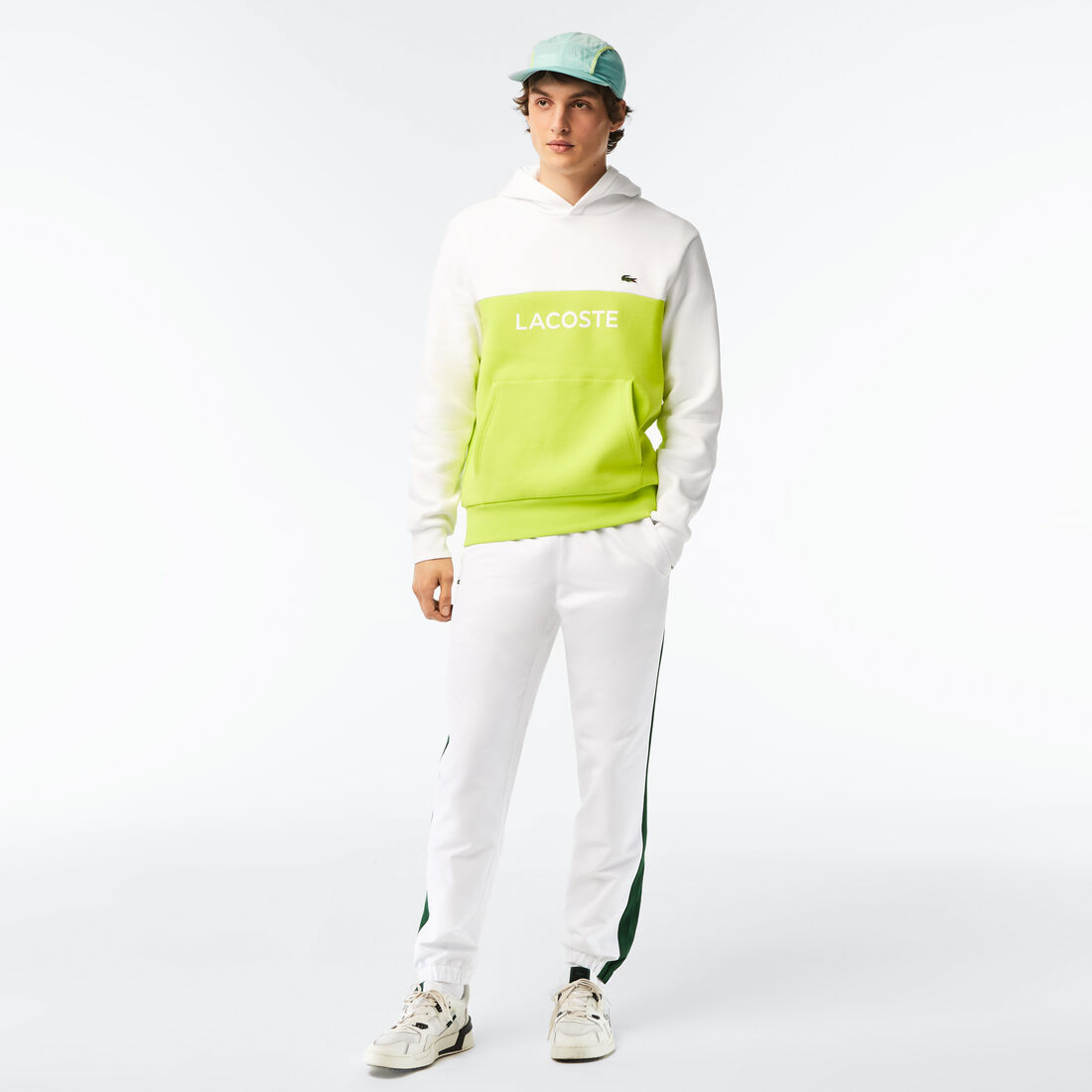 Men’s Classic Fit Branded Colourblock Hoodie Men’s Classic Fit Branded Colourblock Hoodie