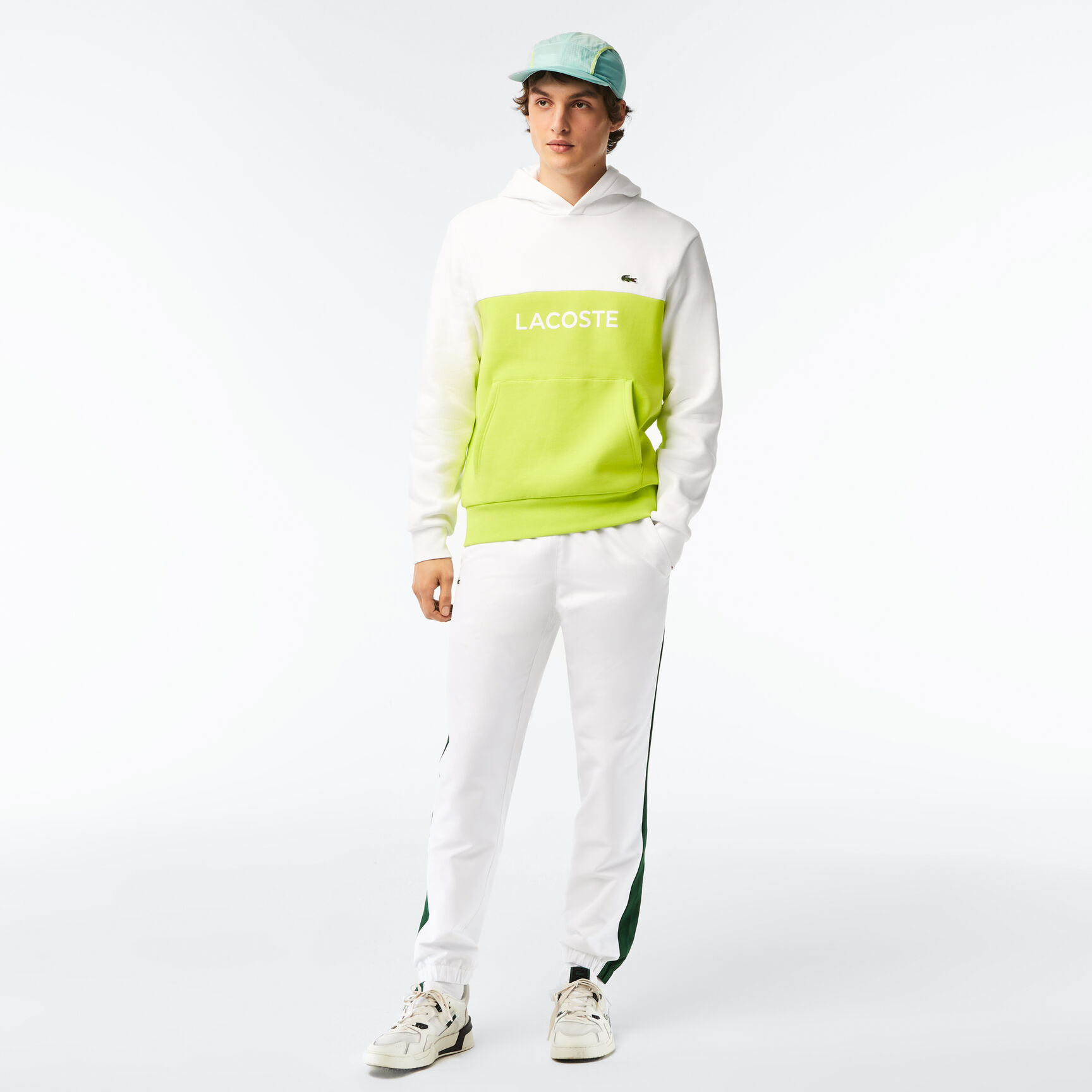 Men’s Classic Fit Branded Colourblock Hoodie Men’s Classic Fit Branded Colourblock Hoodie