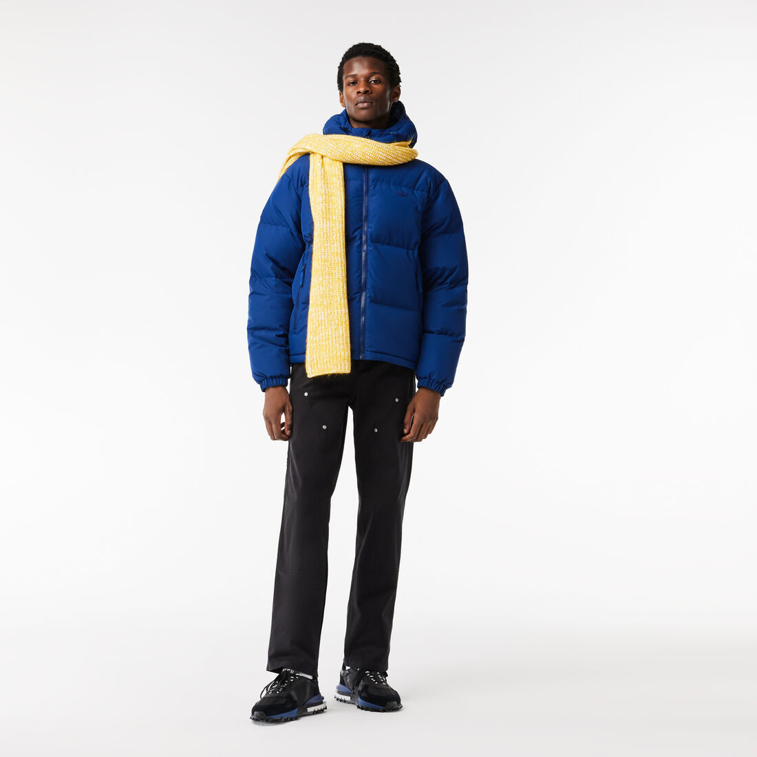 Men's Lacoste Quilted Water-Repellent Short Jacket Men's Lacoste Quilted Water-Repellent Short Jacket