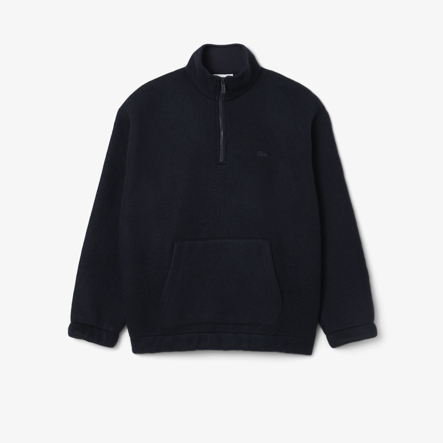 سويت شيرت من الصوف الملبد بسحاب