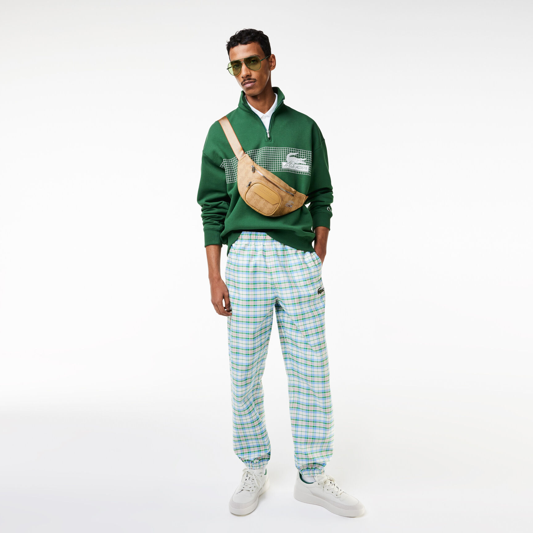 حقيبة خصر لاكوست ذا بليند بنقشة شعار الماركة للرجال حقيبة خصر لاكوست ذا بليند بنقشة شعار الماركة للرجال