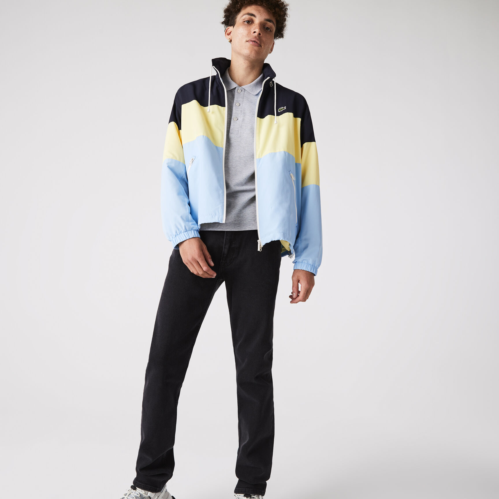 بنطال جينز بقصة ضيقة من الدنيم المرن مع 5 جيوب للرجال بنطال جينز بقصة ضيقة من الدنيم المرن مع 5 جيوب للرجال