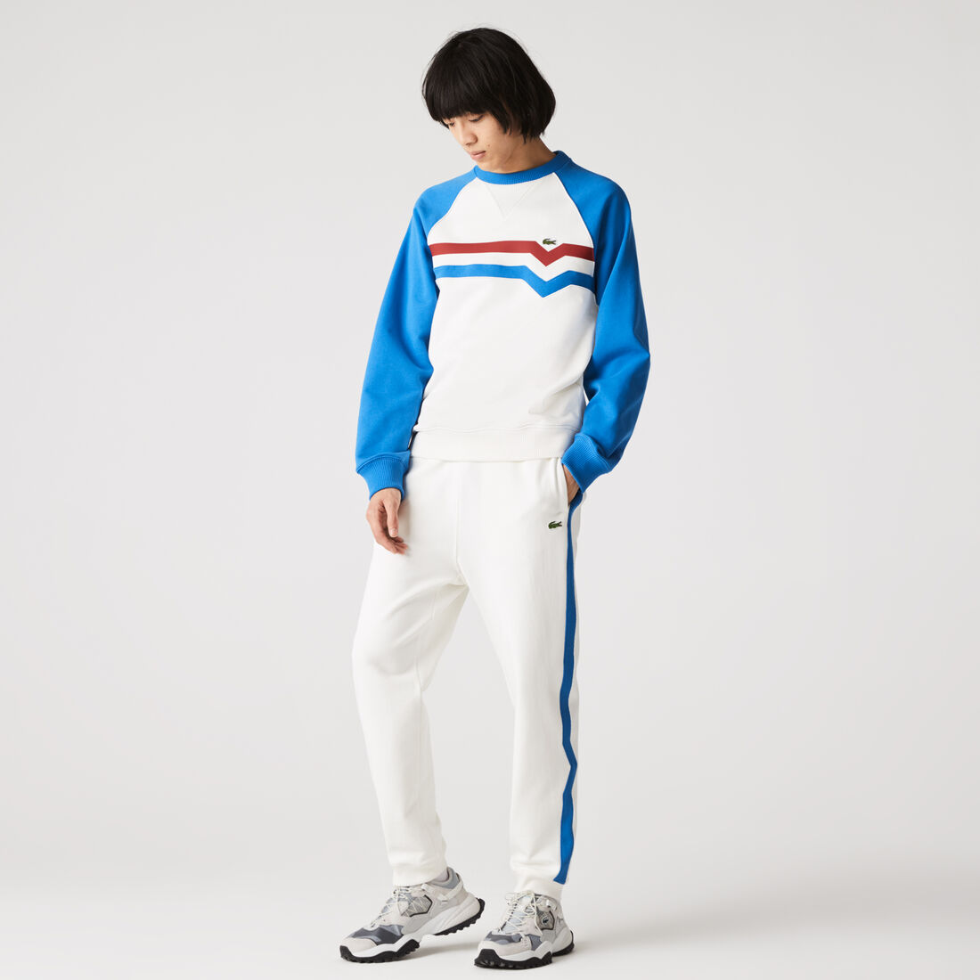 Men’s Made in France Colorblock Fleece Loose Fit Sweatshirt Men’s Made in France Colorblock Fleece Loose Fit Sweatshirt