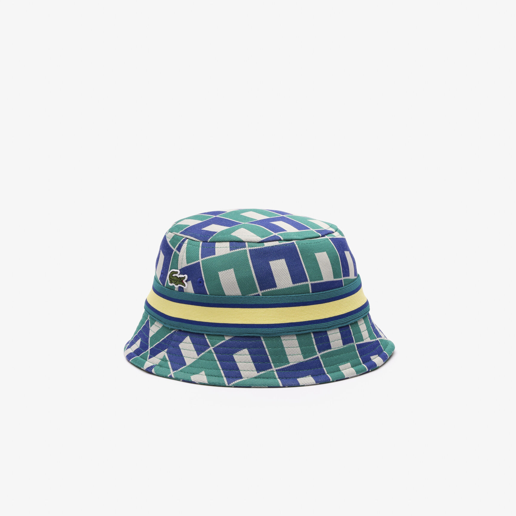 Interlock Jacquard Patterned Bucket Hat Interlock Jacquard Patterned Bucket Hat