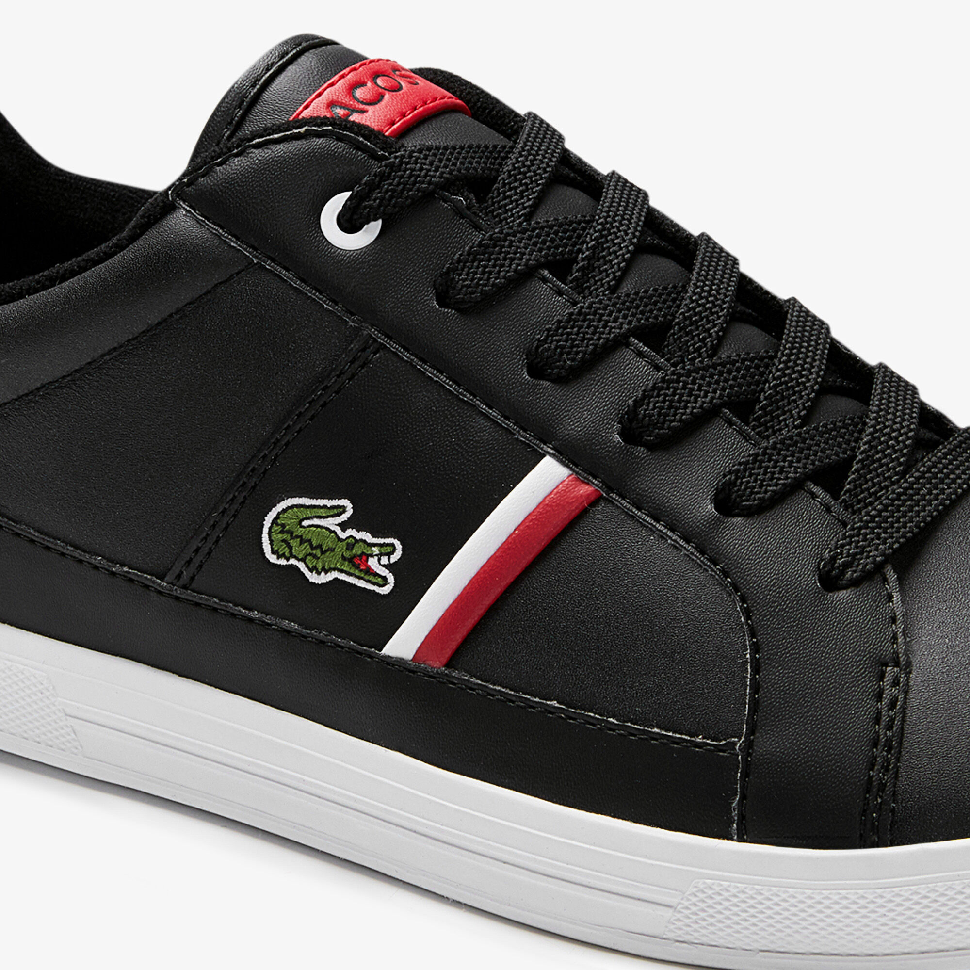 Buy Men s Europa Leather Trainers Lacoste SA