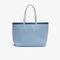 Women's Anna Reversible Contrast Band Coated Canvas Tote Bag lacoste women s anna reversible contrast band coated canvas tote bag