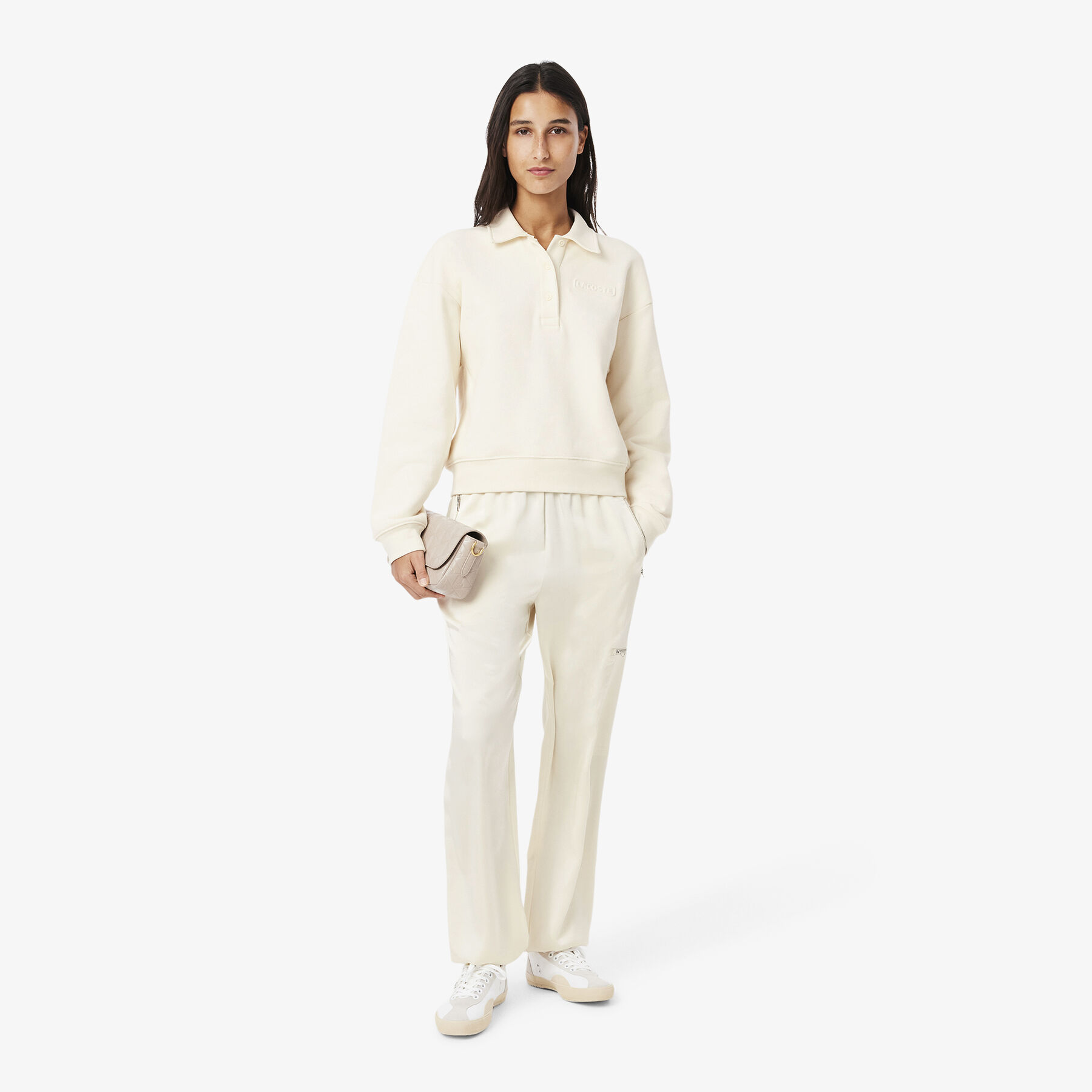 lacoste fluid zipped pocket pants