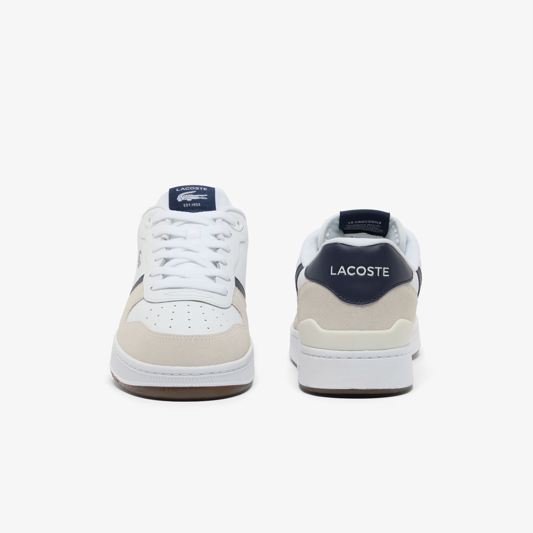 Men's T-Clip Set Leather Sneakers lacoste men s t clip set leather sneakers