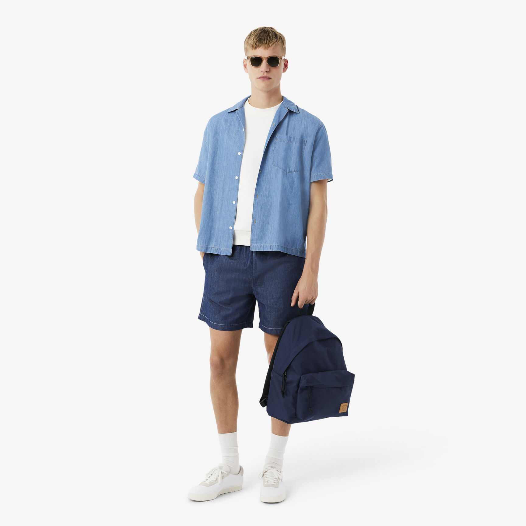 حقيبة ظهر كاجوال من جلد التمساح