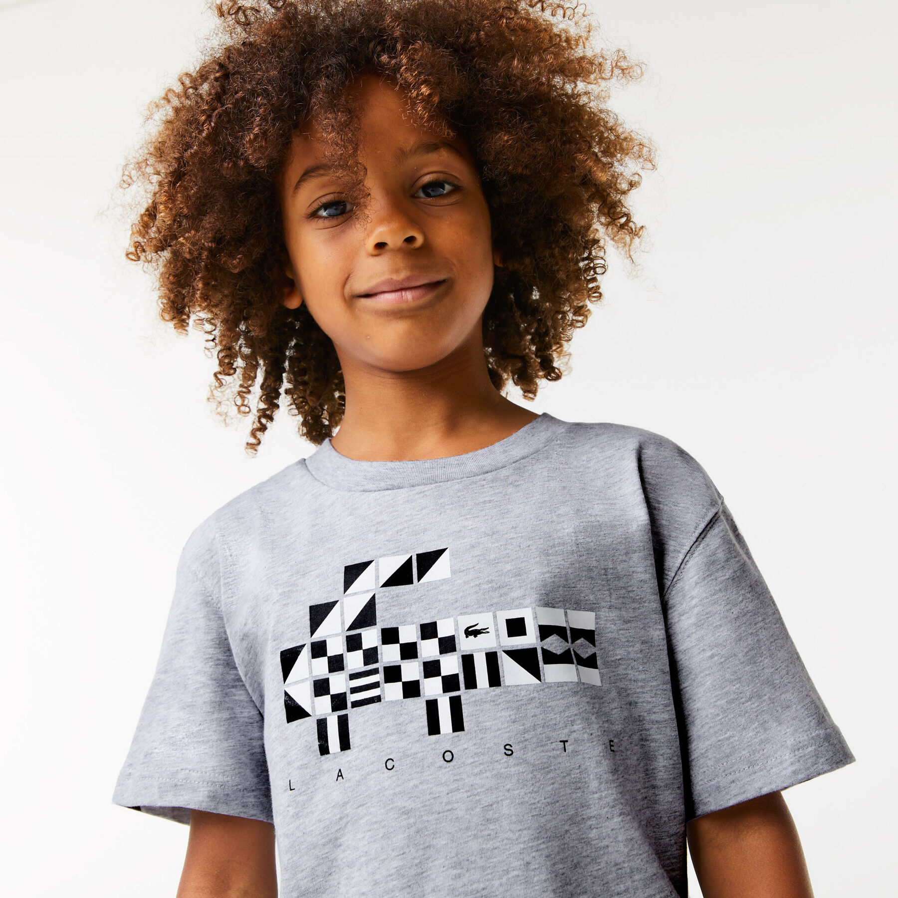 Kids' Lacoste Oversised Nautical Style T-shirt kids lacoste oversised nautical style t shirt