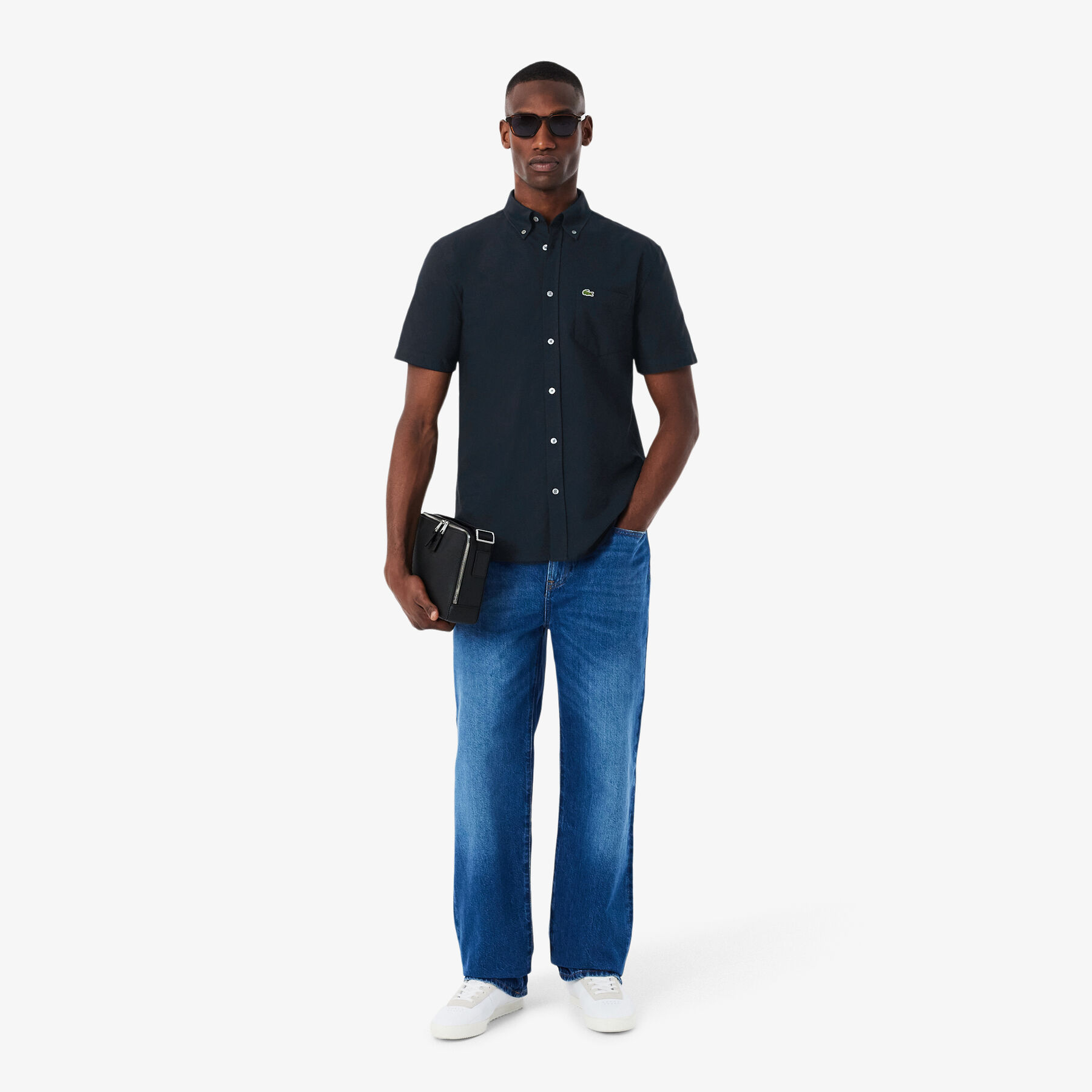 Regular Fit Short Sleeved Oxford Shirt