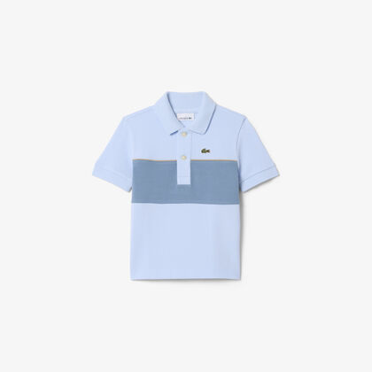 lacoste contrast band petit pique polo shirt