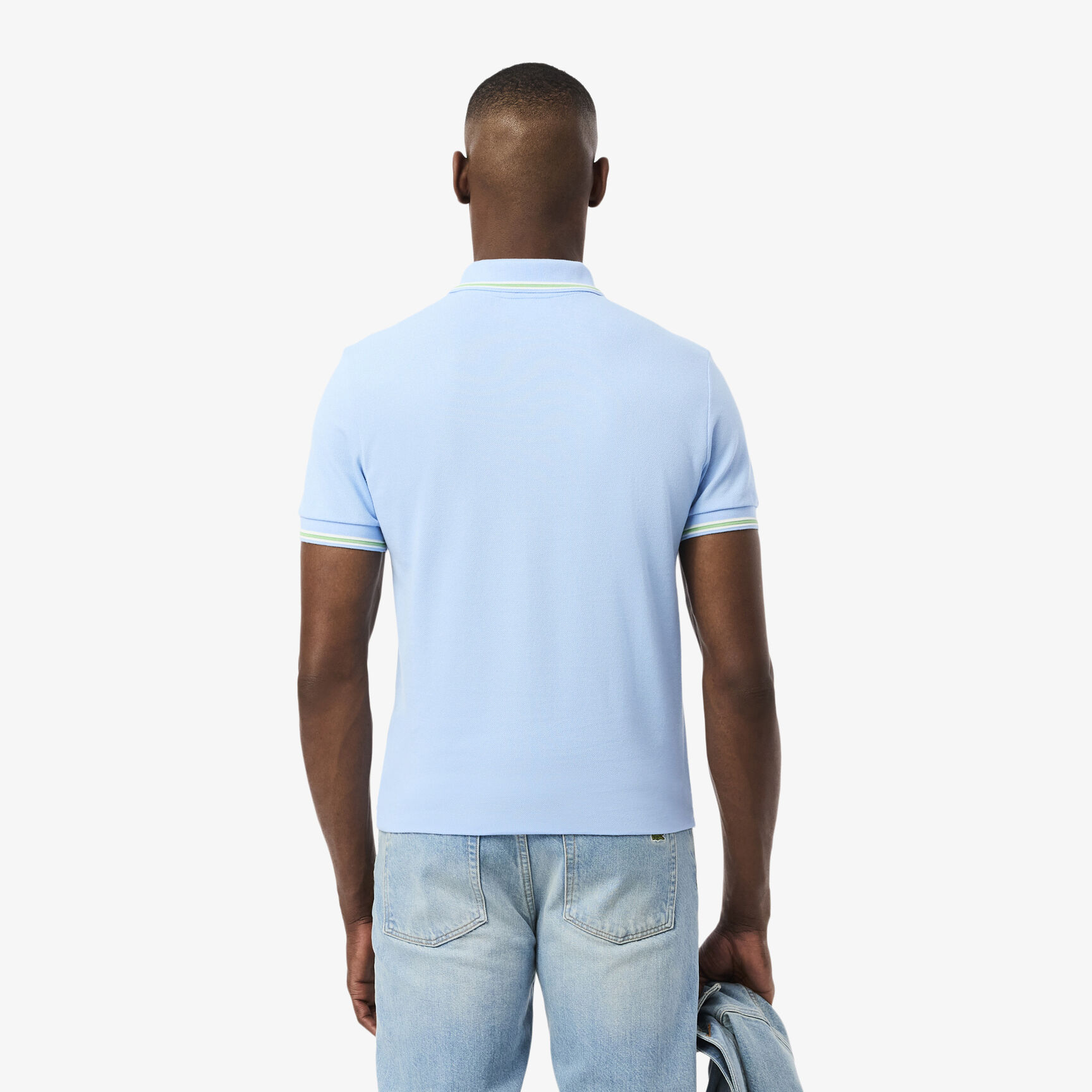 قميص بولو بقصّة عادية وتفاصيل بارزة L.12.12