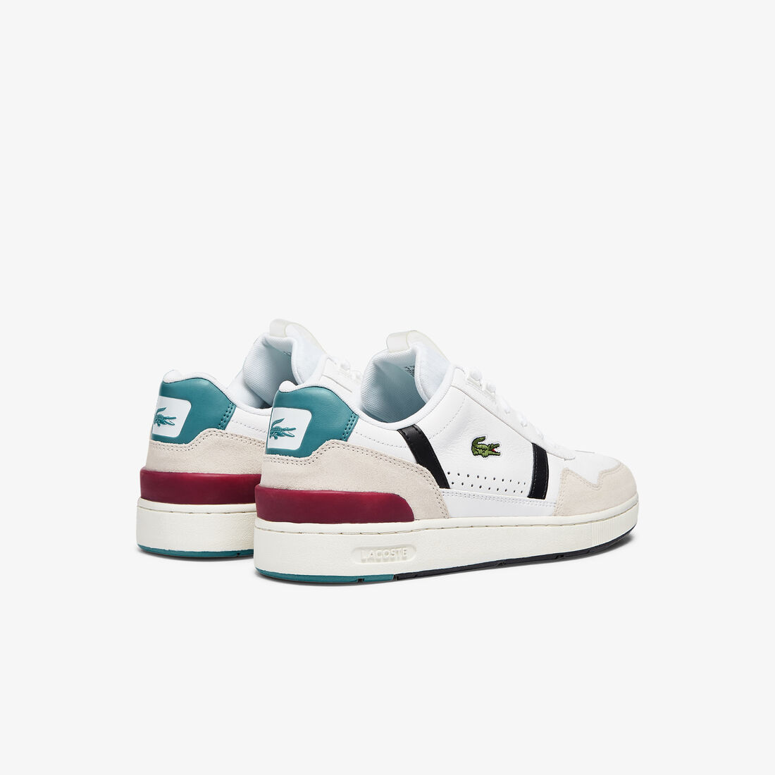 سنيكرز تي كليب جلد بتفاصيل ملونة للرجال سنيكرز تي كليب جلد بتفاصيل ملونة للرجال