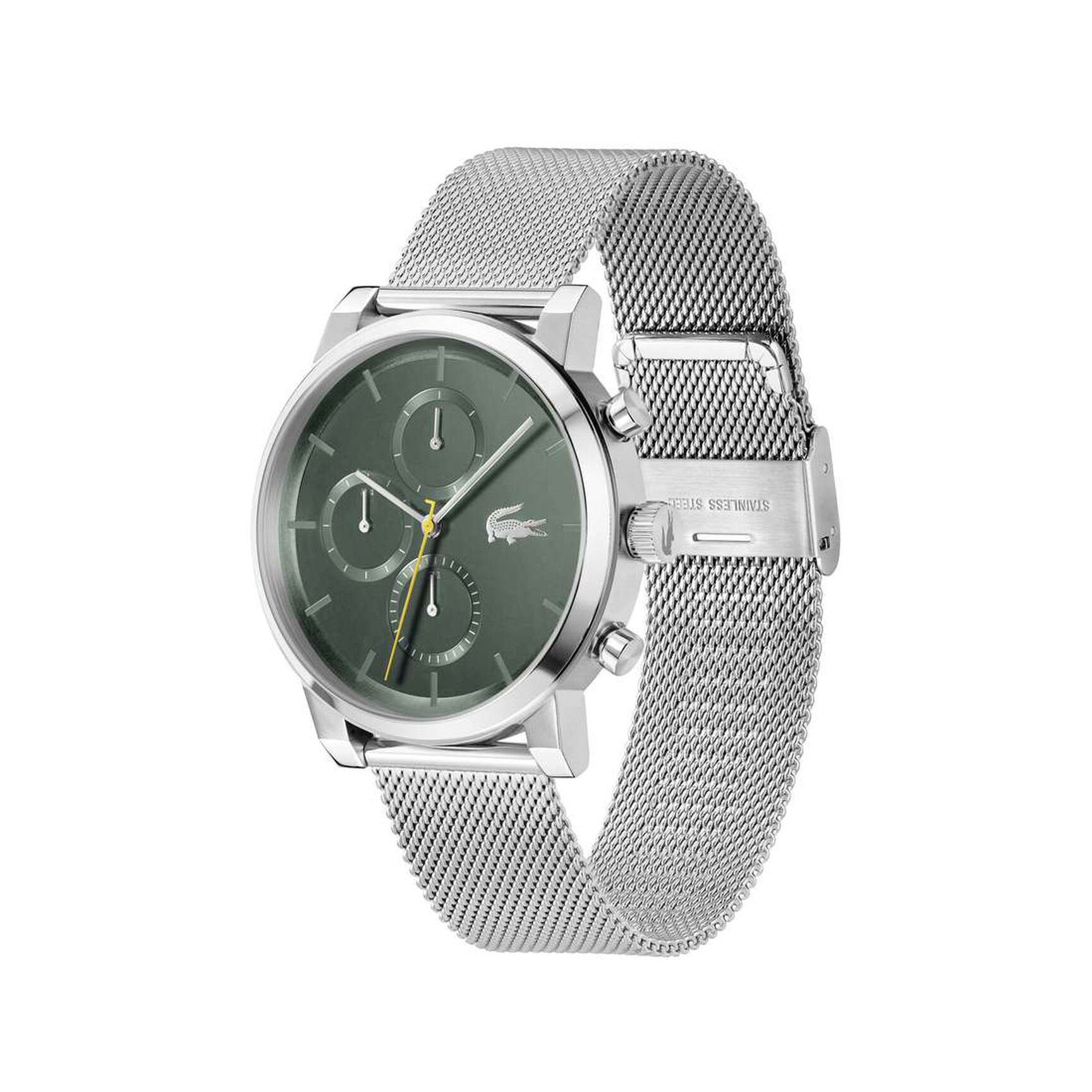 ساعة كوارتز متعددة الوظائف من الفولاذ المقاوم للصدأ للرجال