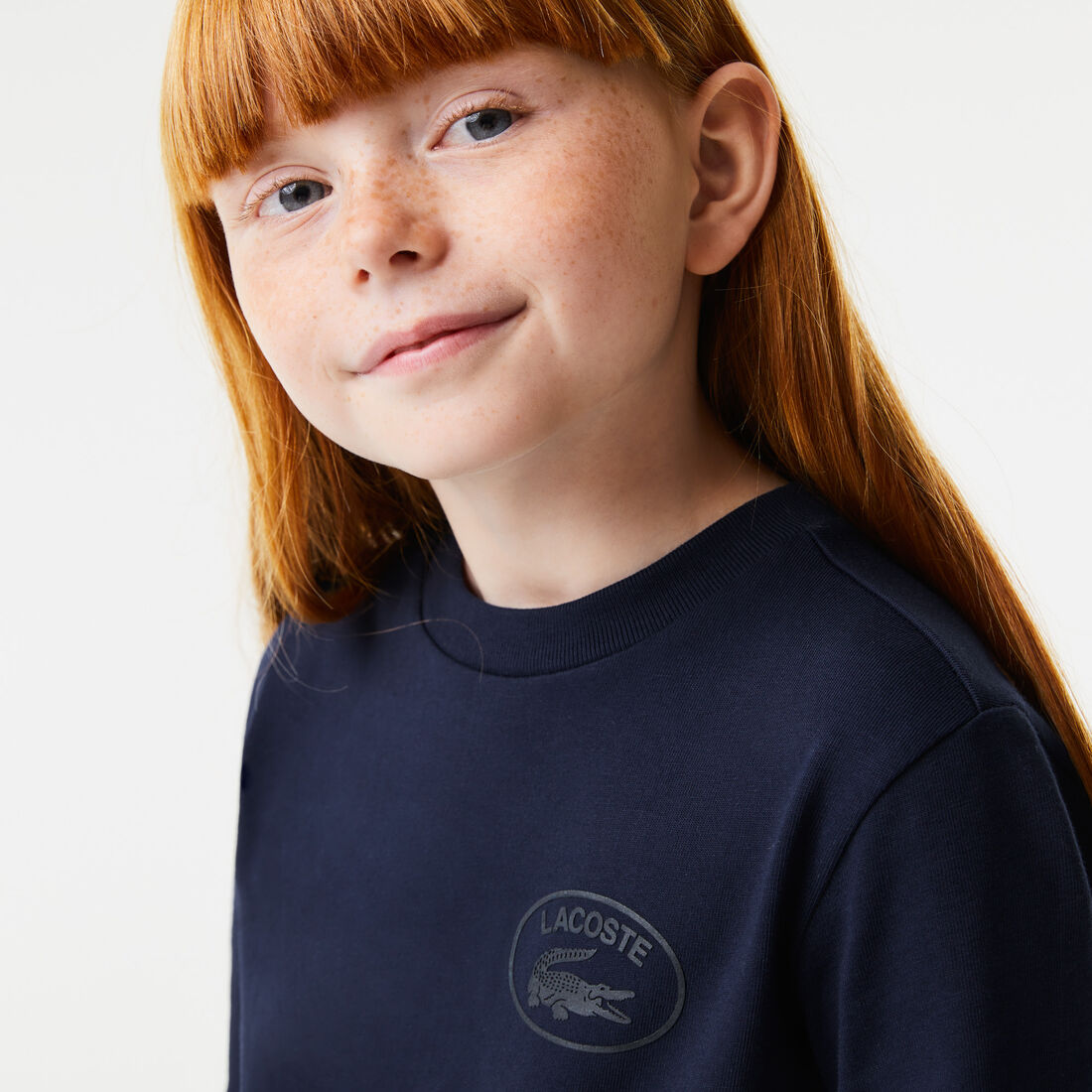 فستان لاكوست قطن جيرسيه بخصر بلون مغاير للبنات فستان لاكوست قطن جيرسيه بخصر بلون مغاير للبنات