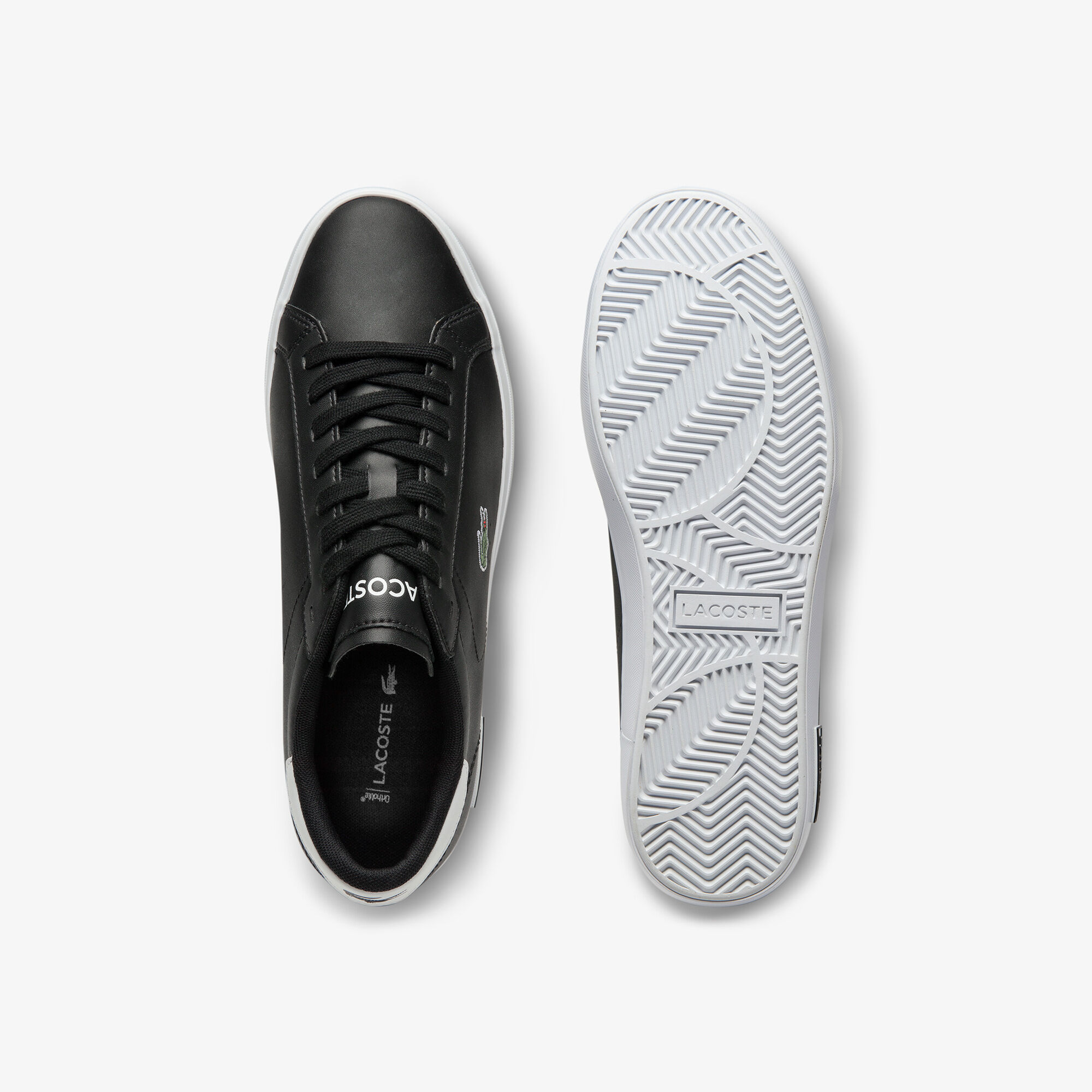 Men's Powercourt Leather and Synthetic Sneakers