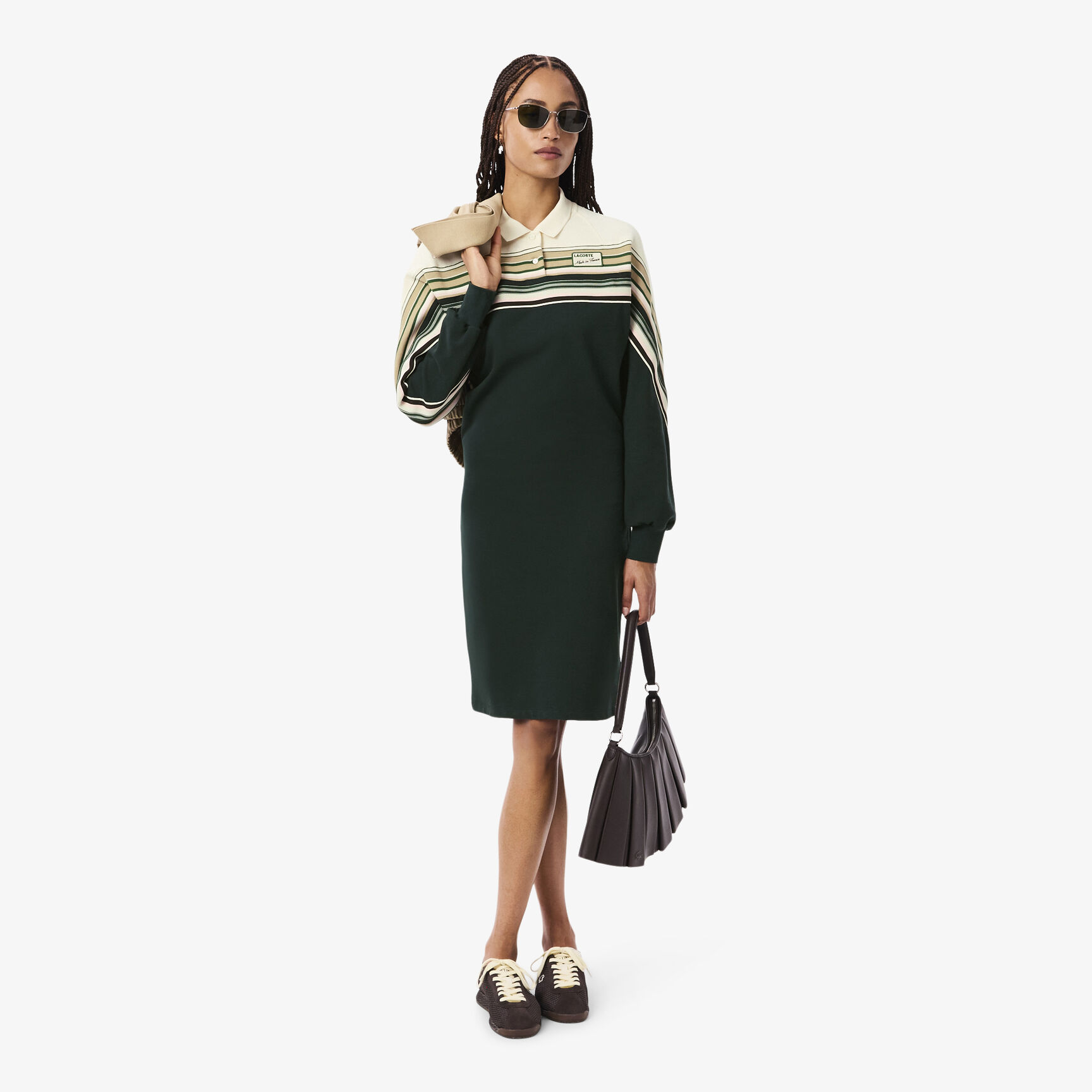 Slim Fit French Made Pique Dress