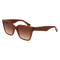 lacoste women s croco skin geometric sunglasses