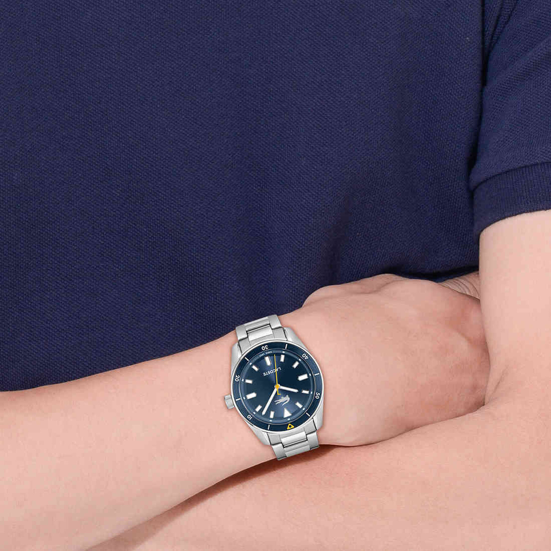 Men Stainless Steel 3 Hand Quartz Watch Men Stainless Steel 3 Hand Quartz Watch