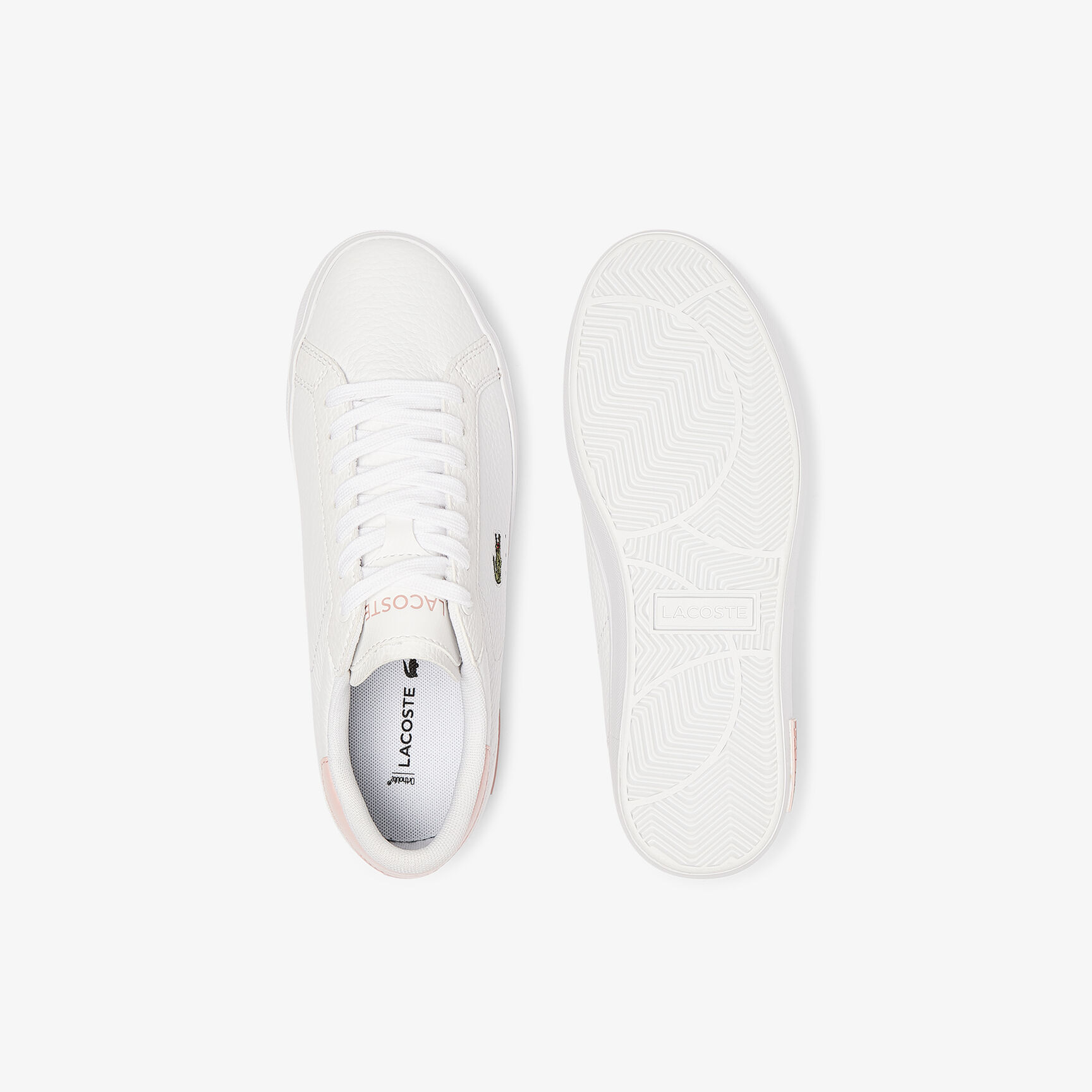 Women's Powercourt Leather and Synthetic Sneakers