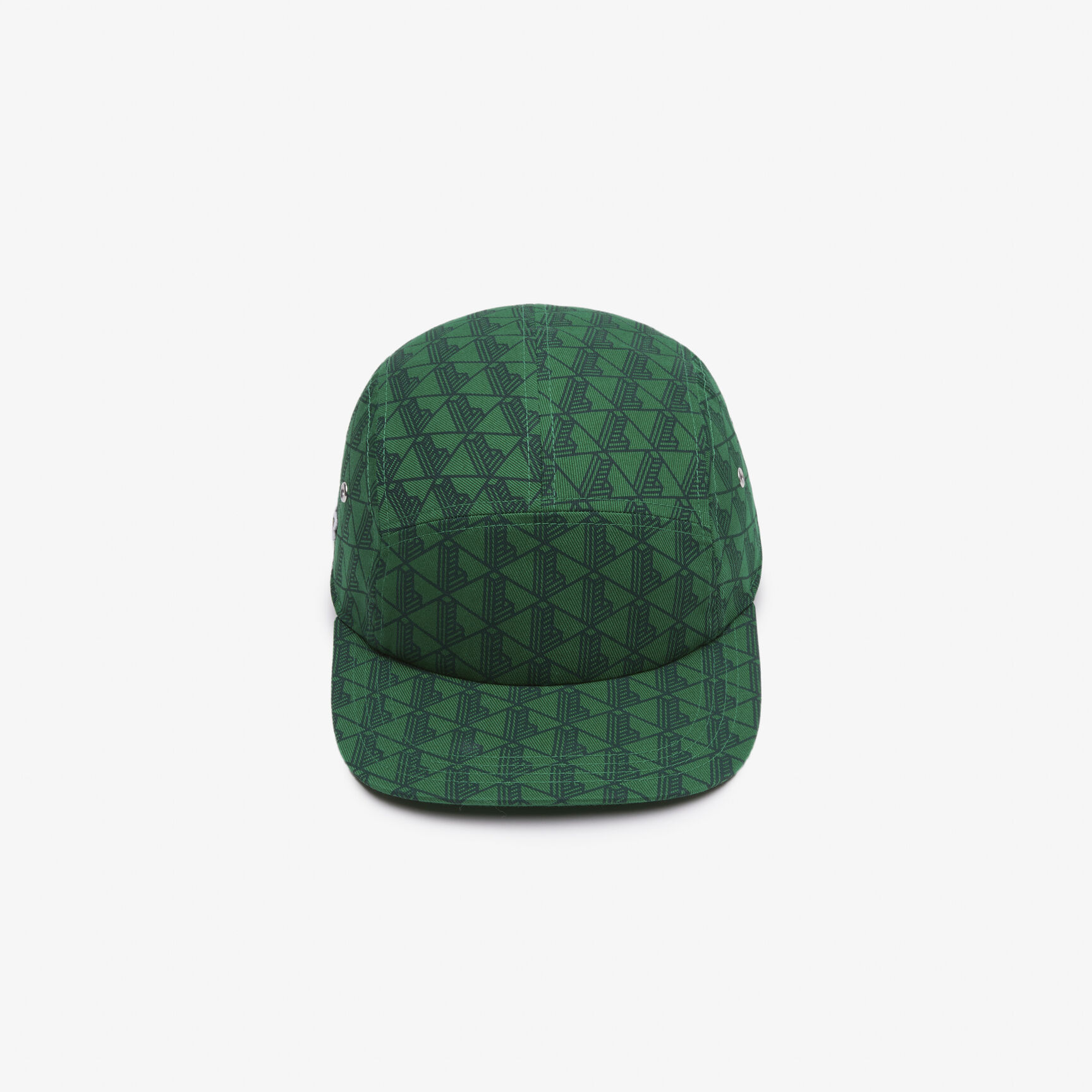 Monogram Print Twill Jockey Cap