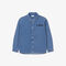 Badge Accent Denim Shirt lacoste badge accent denim shirt