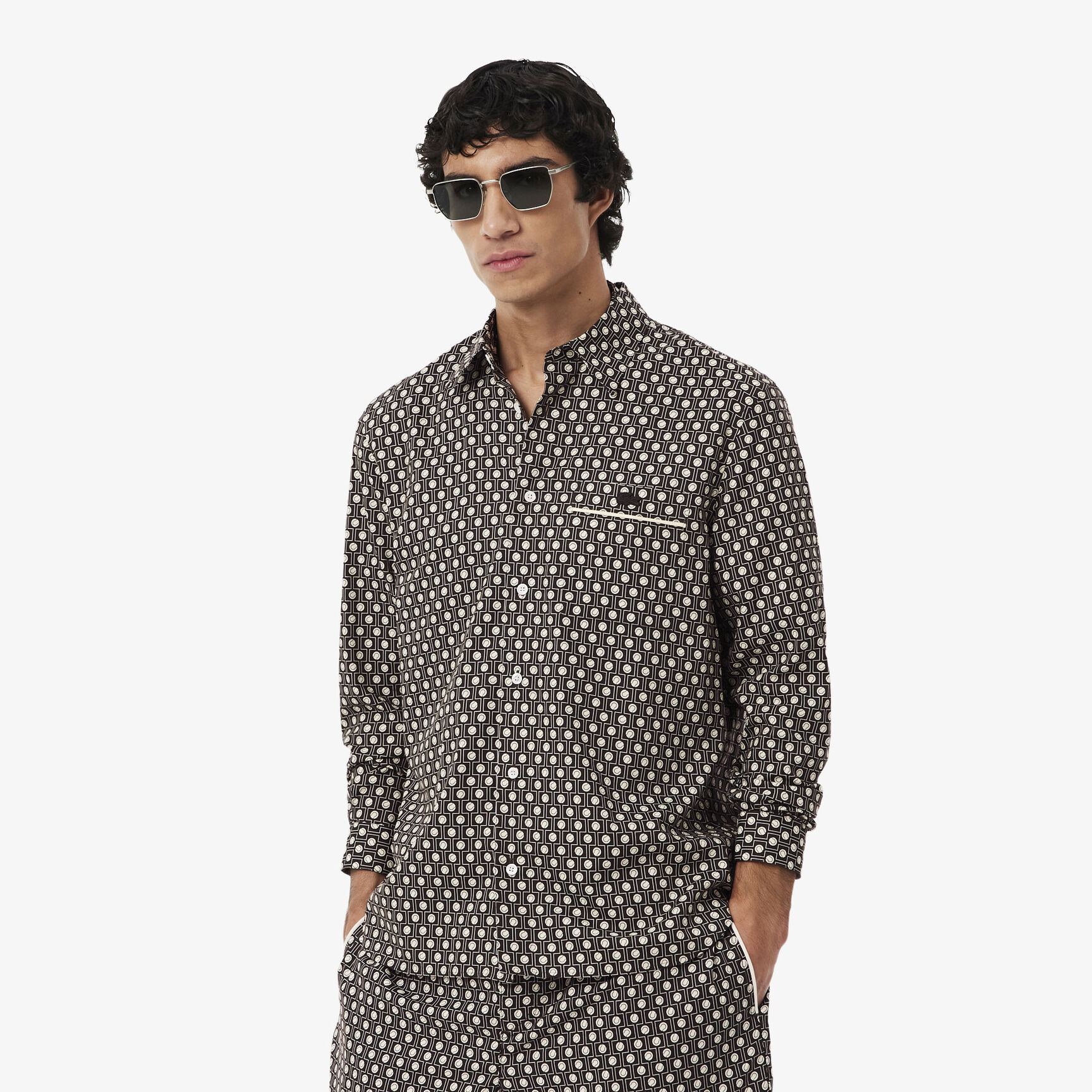Regular Fit Printed Cotton Shirt Regular Fit Printed Cotton Shirt