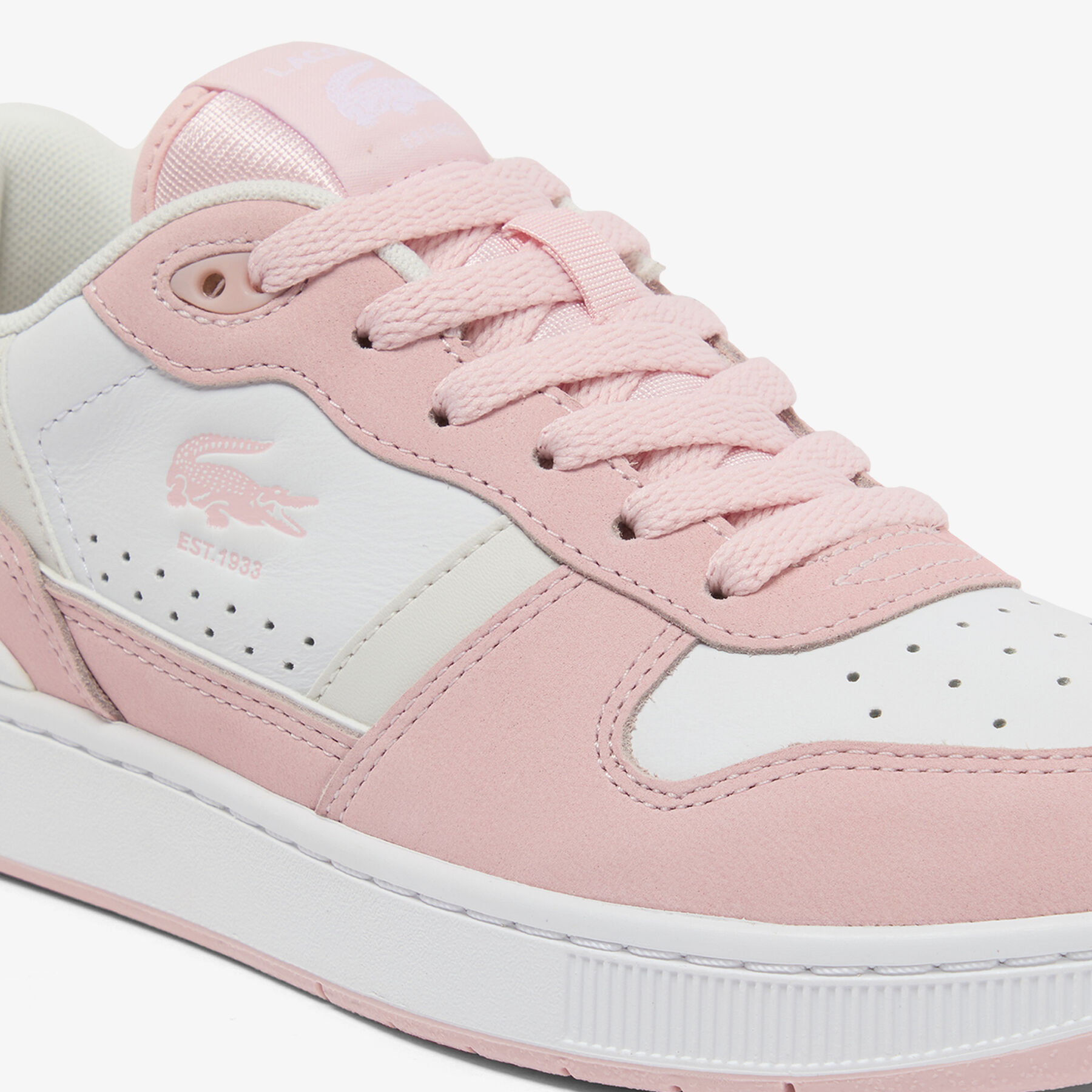 Women's T-Clip Set Leather Sneakers lacoste women s t clip set leather sneakers