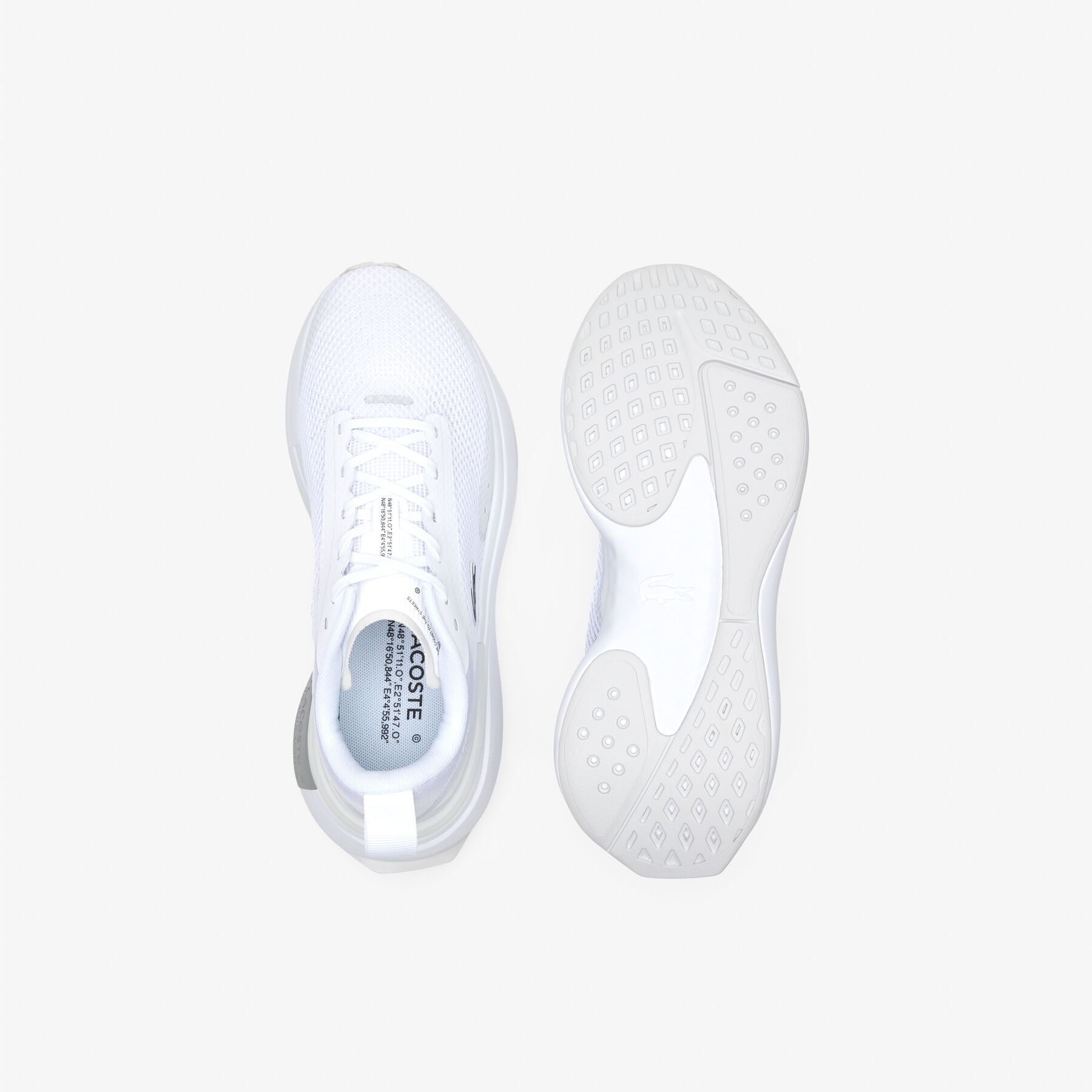 Women's Lacoste Run Spin Evolution Textile Trainers women s lacoste run spin evolution textile trainers