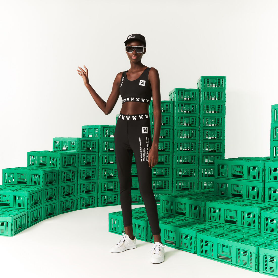 حمالة صدر رياضية للنساء مجموعة Lacoste L!VE x Minecraft حمالة صدر رياضية للنساء مجموعة Lacoste L!VE x Minecraft