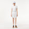 lacoste short pleated elastic waist skirt