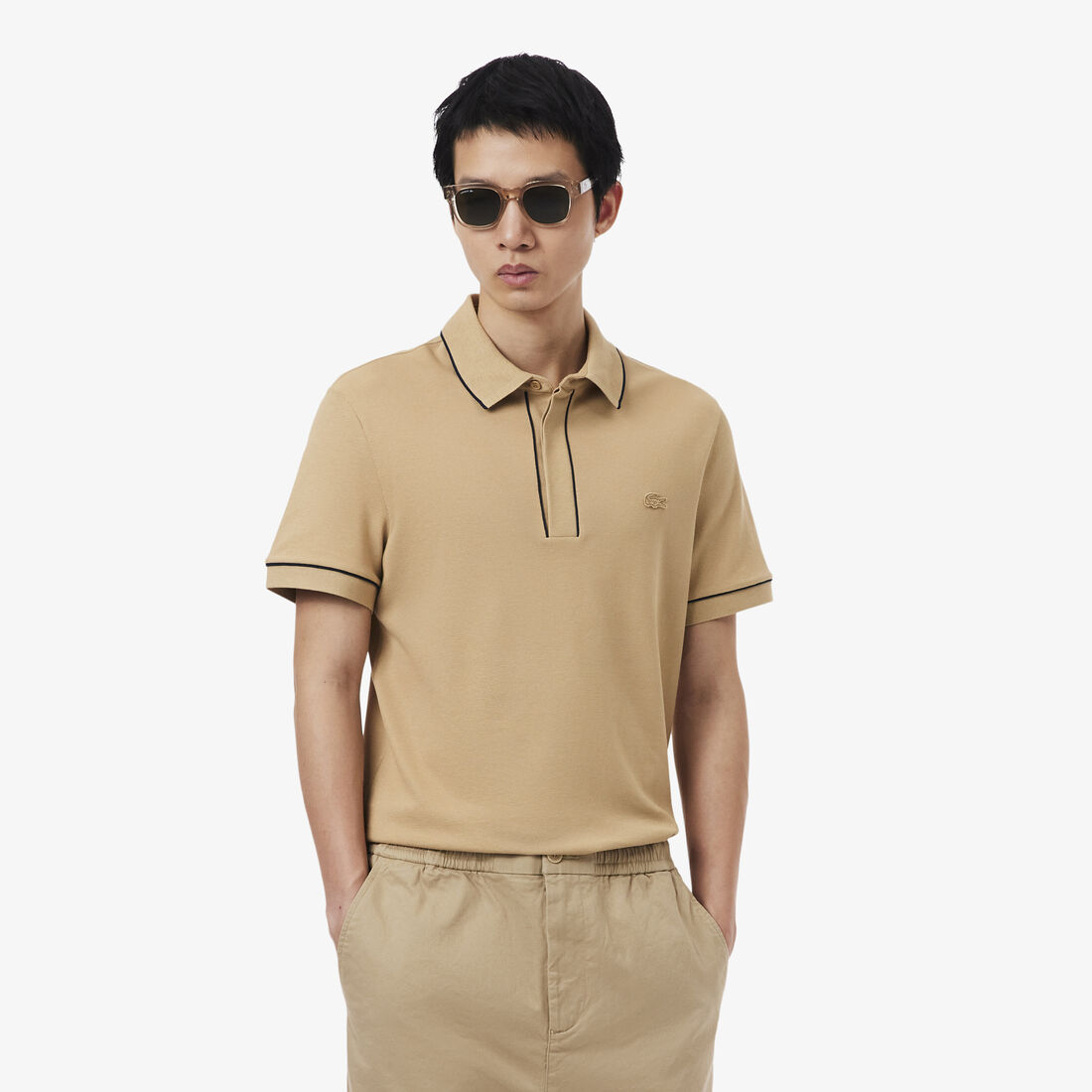 Regular Fit Paris Stretch Pique Polo Shirt