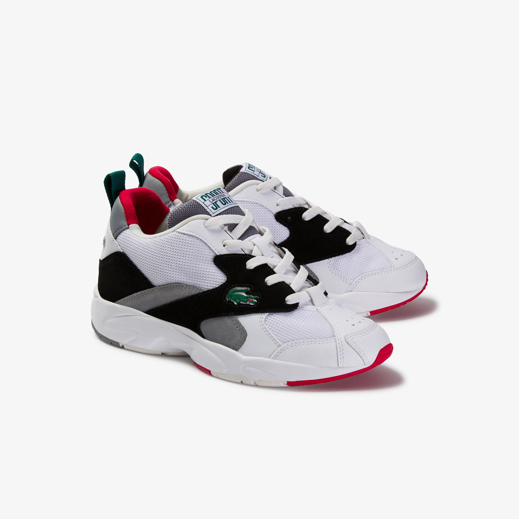 Men's Storm 96 Textile and Synthetic Trainers lacoste men s storm 96 textile and synthetic trainers