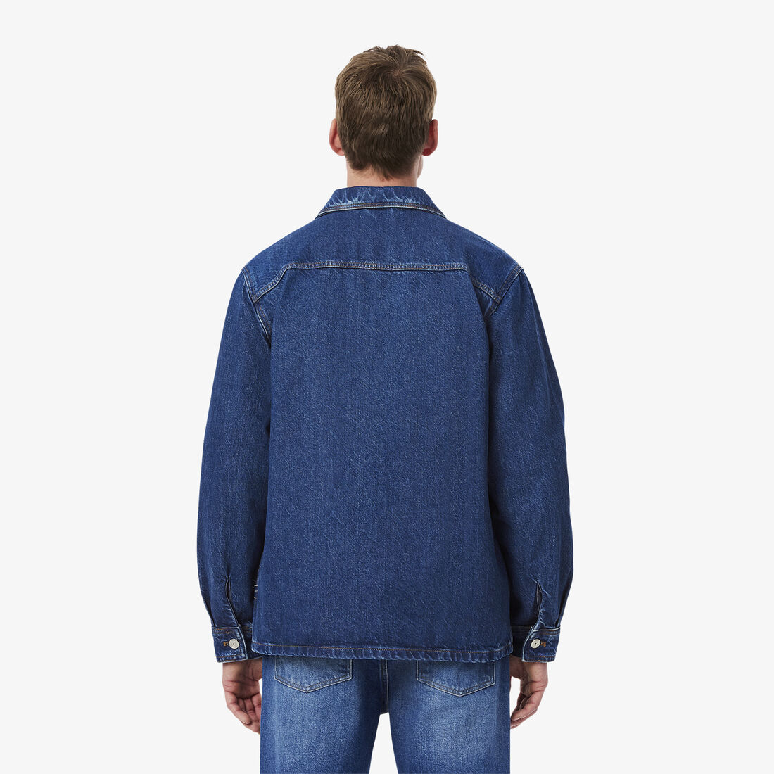 Heavy Cotton Denim Overshirt Jacket Heavy Cotton Denim Overshirt Jacket