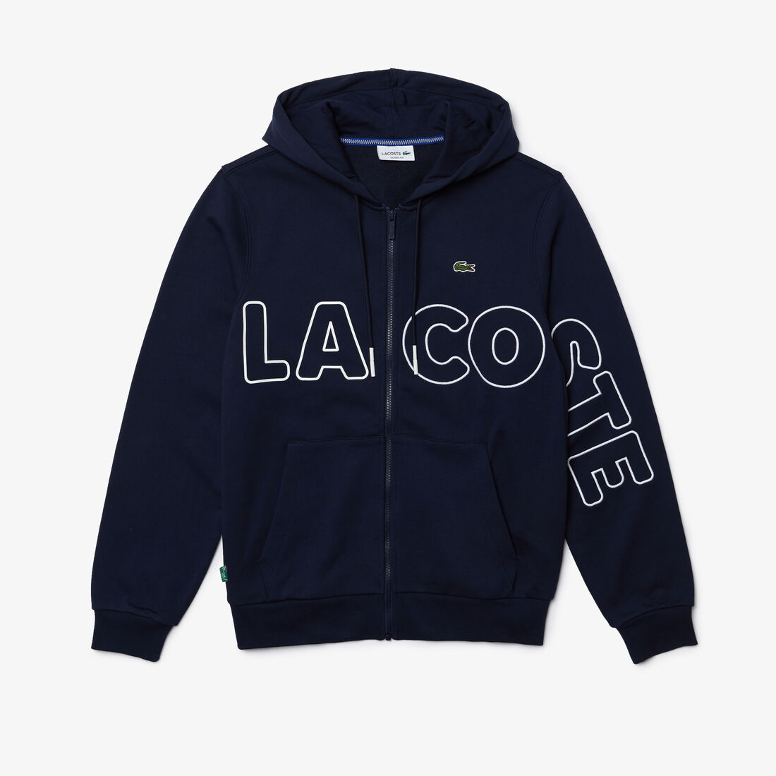 Buy Men's Heritage Print Zippered Hooded Cotton Fleece Sweatshirt