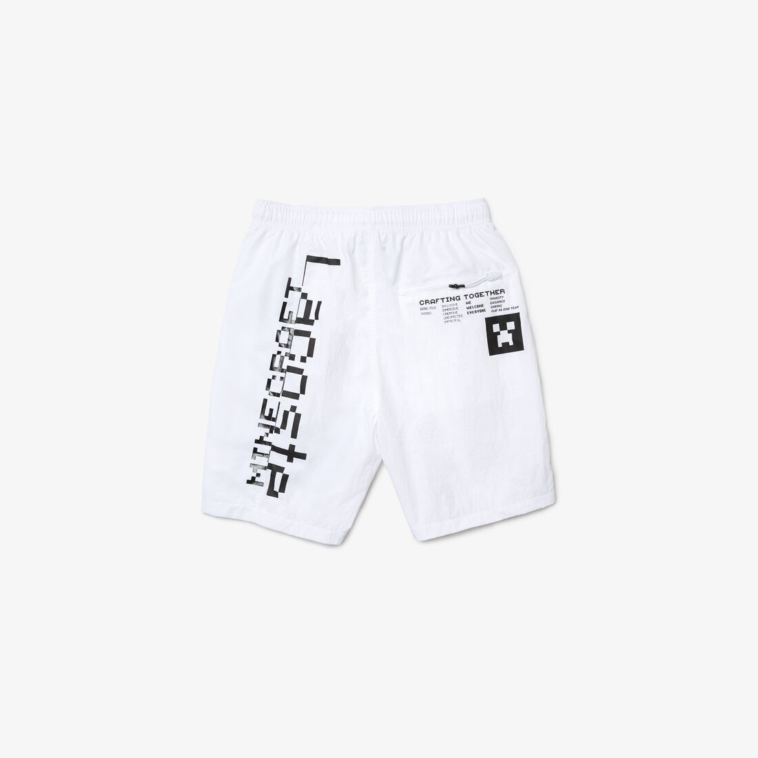 Unisex Lacoste L!VE x Minecraft Nylon Bermuda Shorts Unisex Lacoste L!VE x Minecraft Nylon Bermuda Shorts