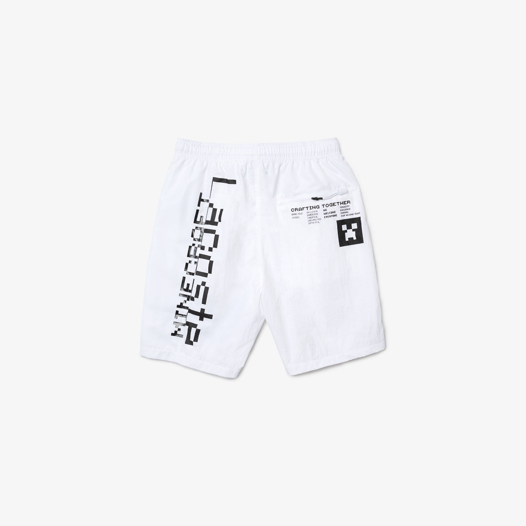 Unisex Lacoste L!VE x Minecraft Nylon Bermuda Shorts Unisex Lacoste L!VE x Minecraft Nylon Bermuda Shorts