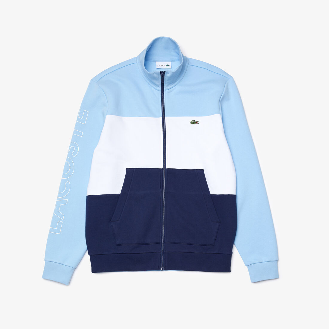 Men's Printed Colorblock Fleece Tracksuit Men's Printed Colorblock Fleece Tracksuit