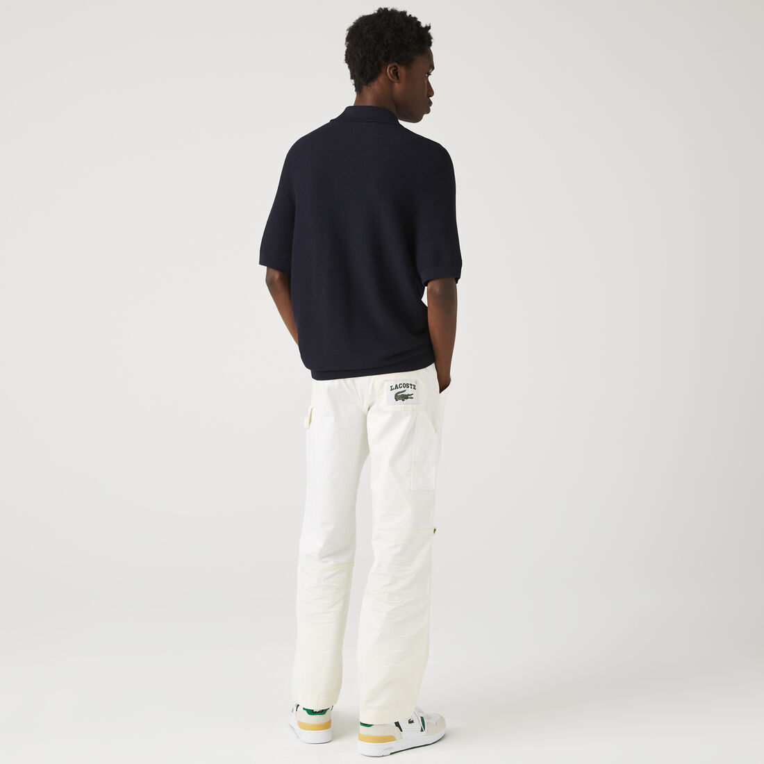 تيشيرت بولو لاكوست كلاسيكي قطن للرجال تيشيرت بولو لاكوست كلاسيكي قطن للرجال