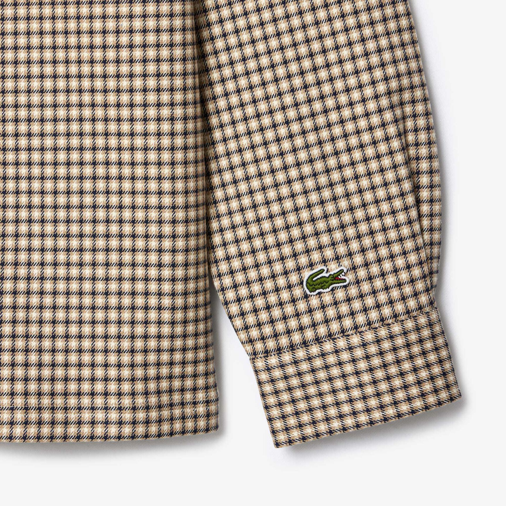 قميص من مزيج القطن منقوش