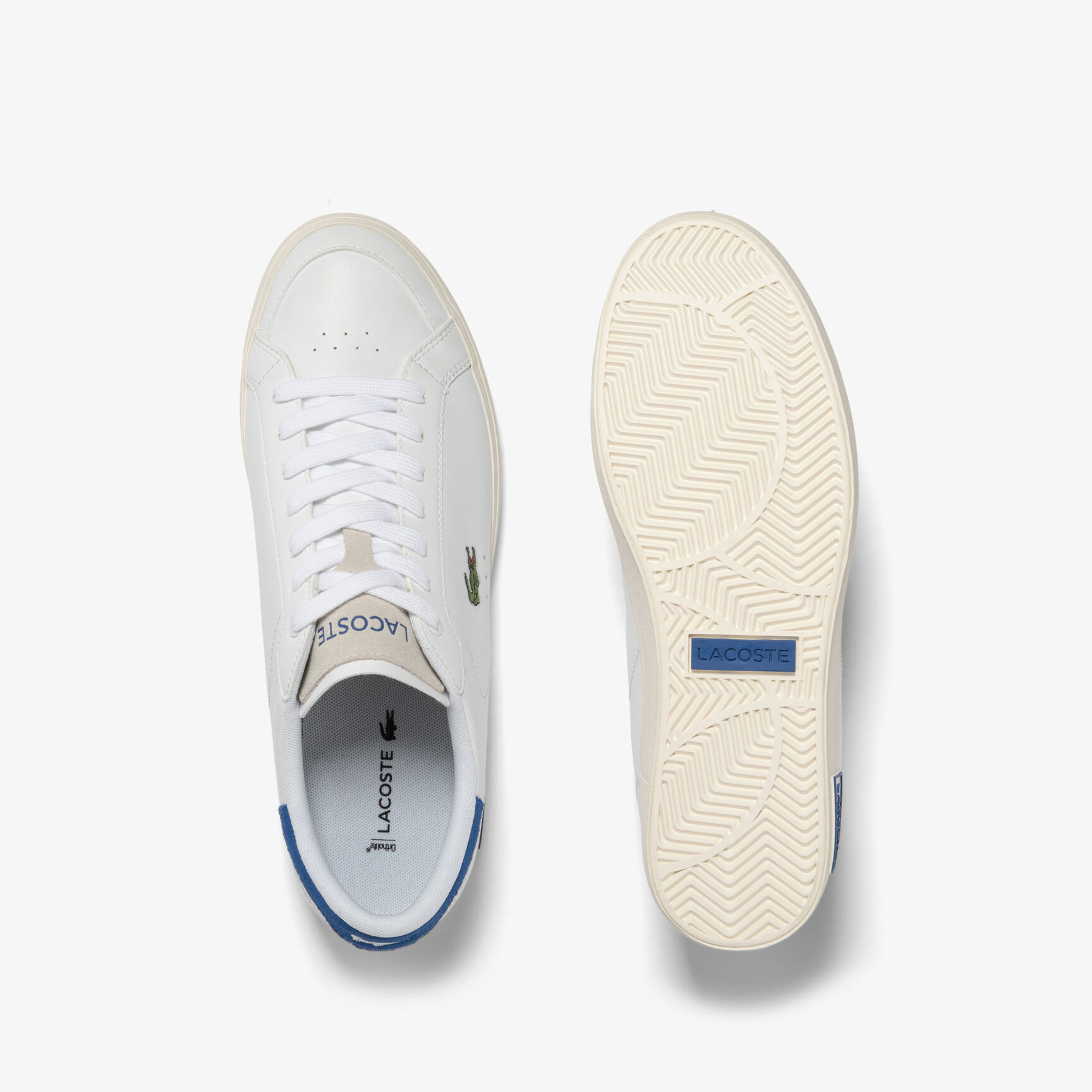 Men's Lacoste Powercourt Leather Trainers Men's Lacoste Powercourt Leather Trainers