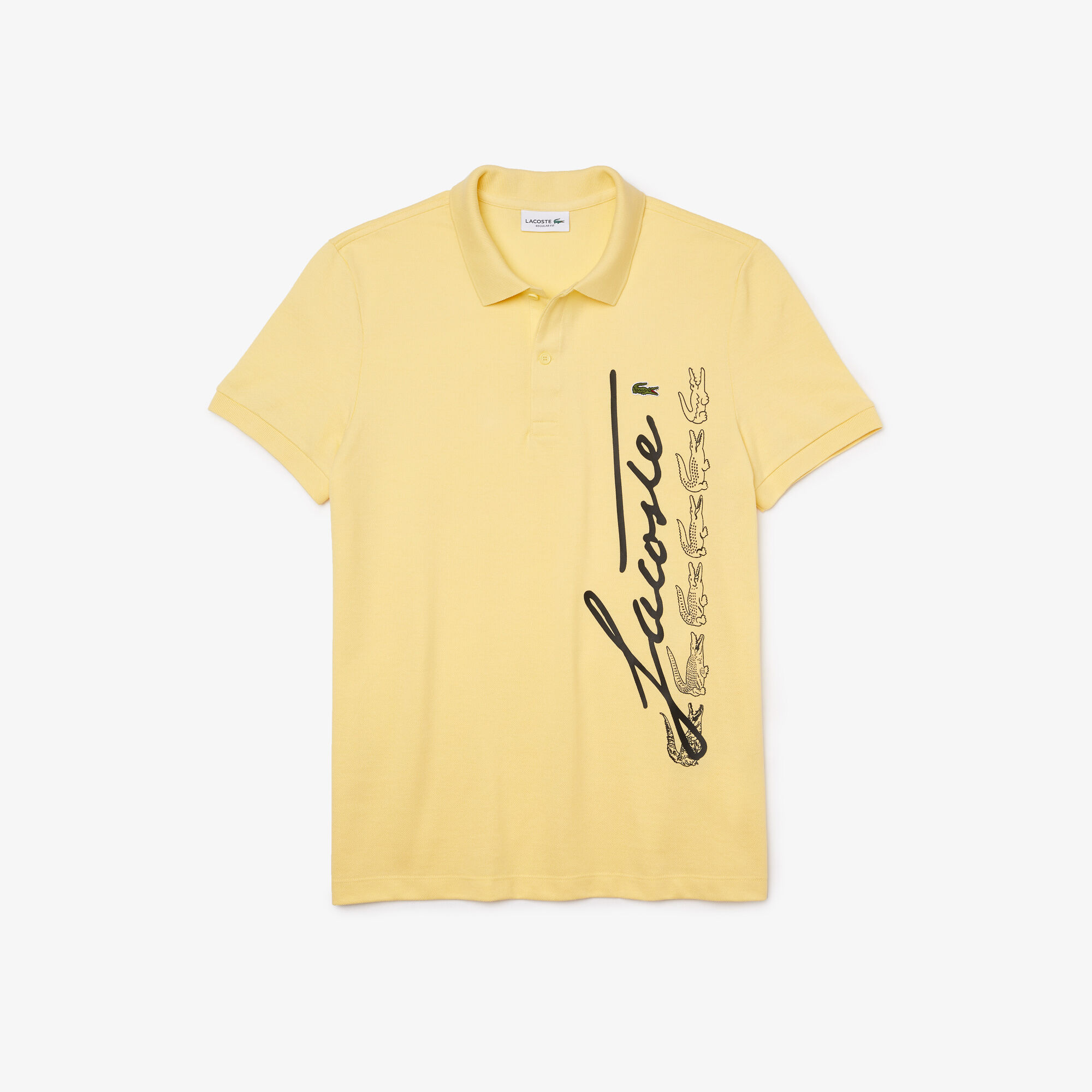 Mens yellow lacoste t shirt new arrivals