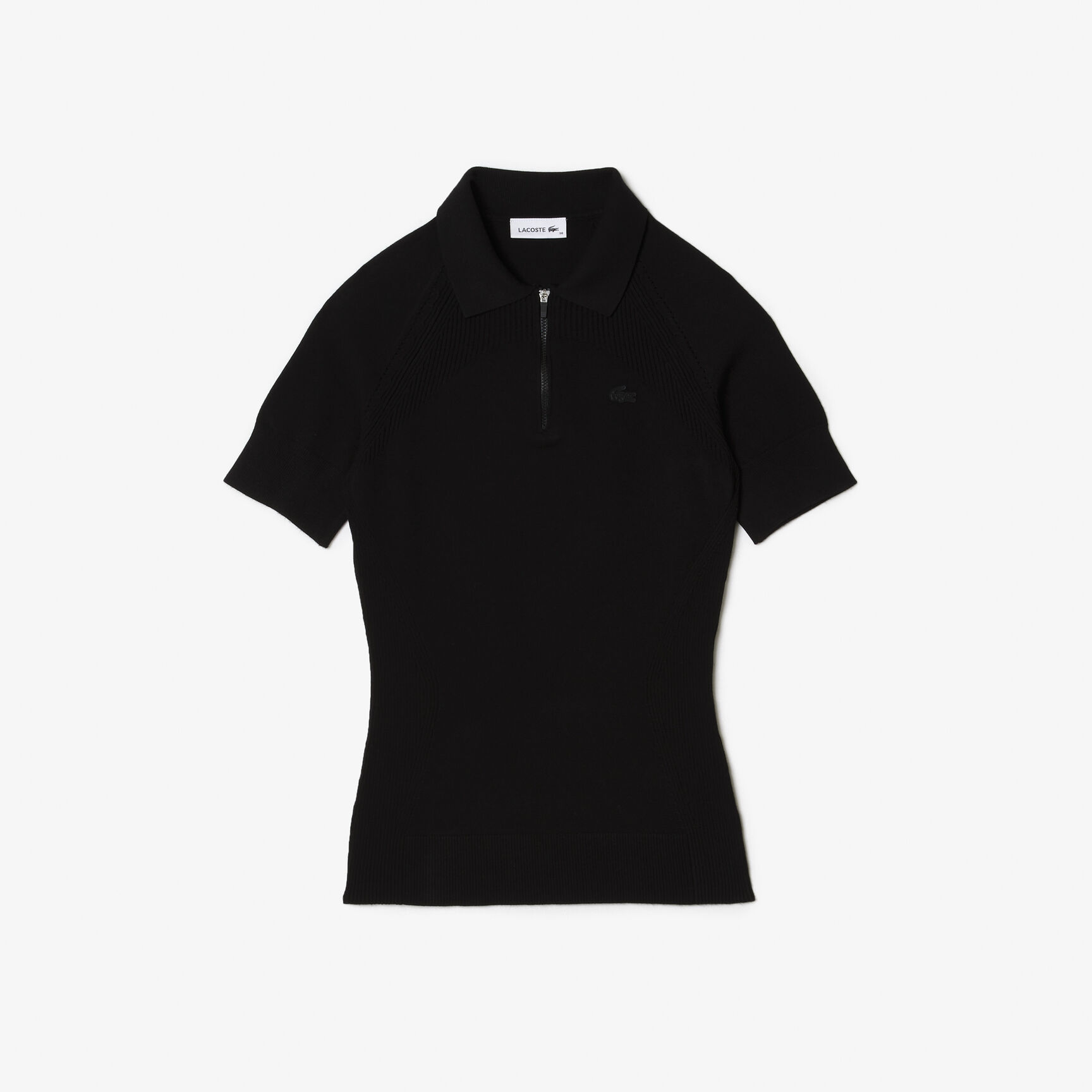 سترة لاكوست منسوجة بياقة بسحّاب للرجال سترة لاكوست منسوجة بياقة بسحّاب للرجال