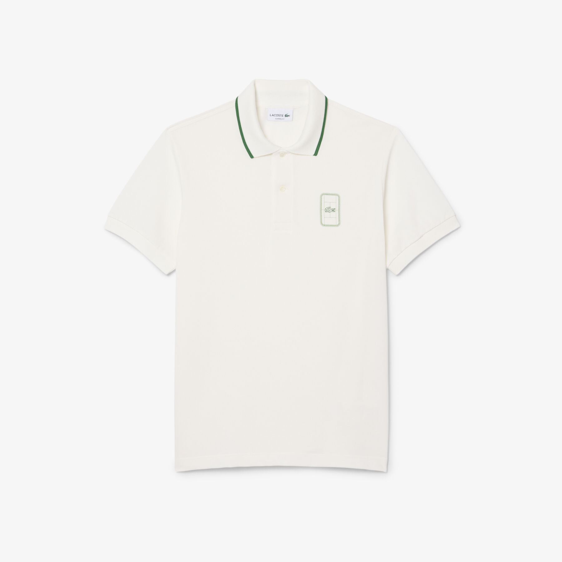 Classic Fit Printed Pique Polo Shirt lacoste classic fit printed pique polo shirt